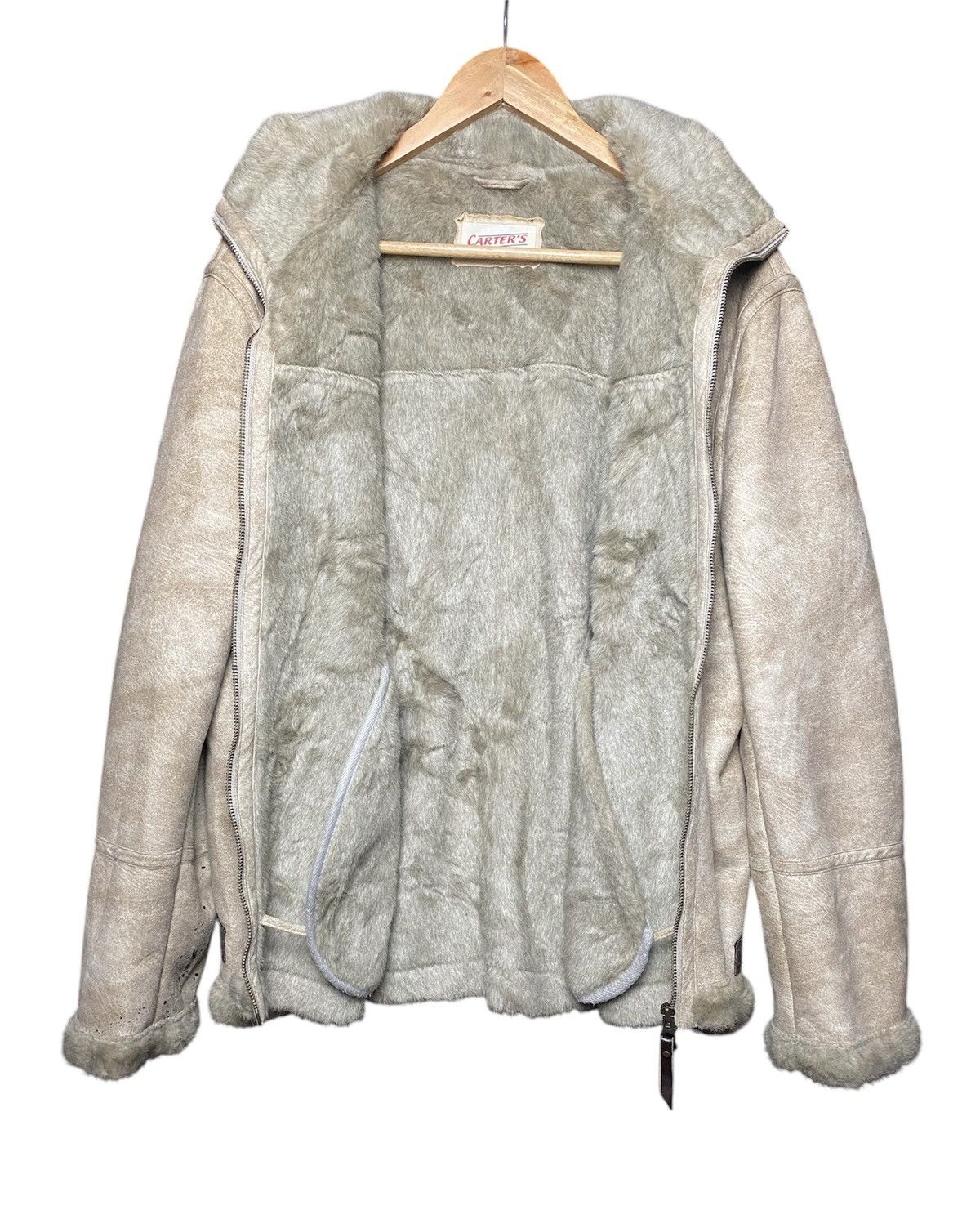 Leather Rare Fur minx Sherpa Leather Jacket Size US M / EU 48-50 / 2 - 3 Thumbnail