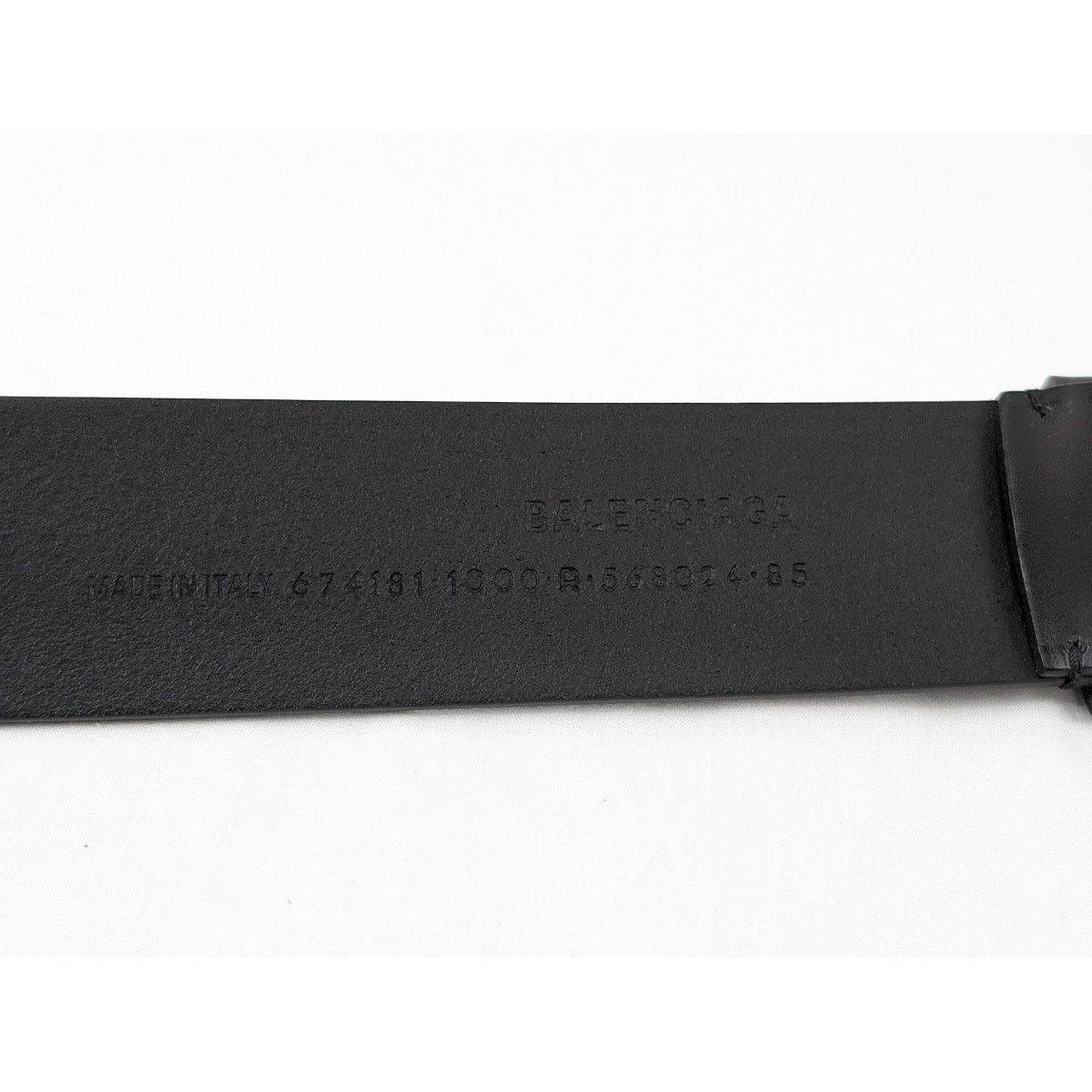 Balenciaga o1rshd1 Size: 85 / BB Extra Large Belt in Black Size 32 - 5 Thumbnail