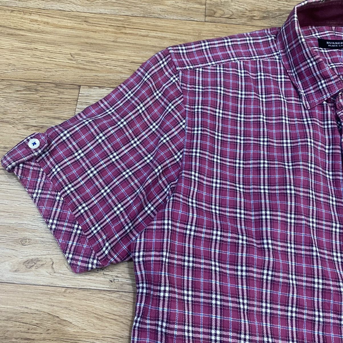 Burberry Burberry Black Label Plaid Button Up Shirt Size US M / EU 48-50 / 2 - 5 Thumbnail