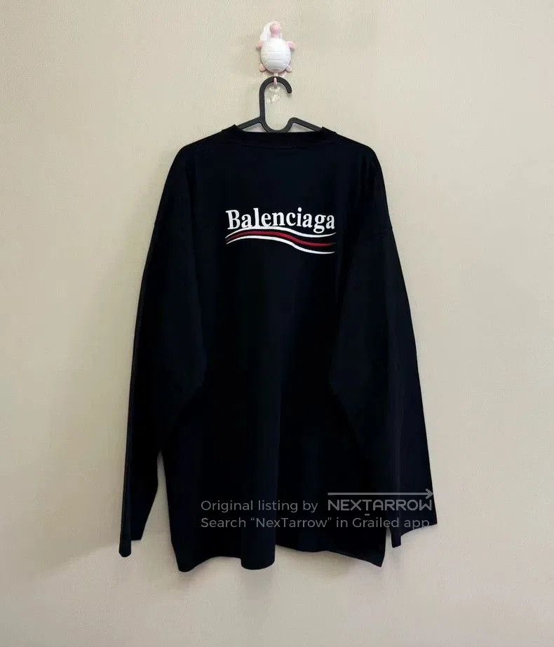 Balenciaga Balenciaga Black Embroidered Long Sleeve. Size US L / EU 52-54 / 3 - 4 Thumbnail