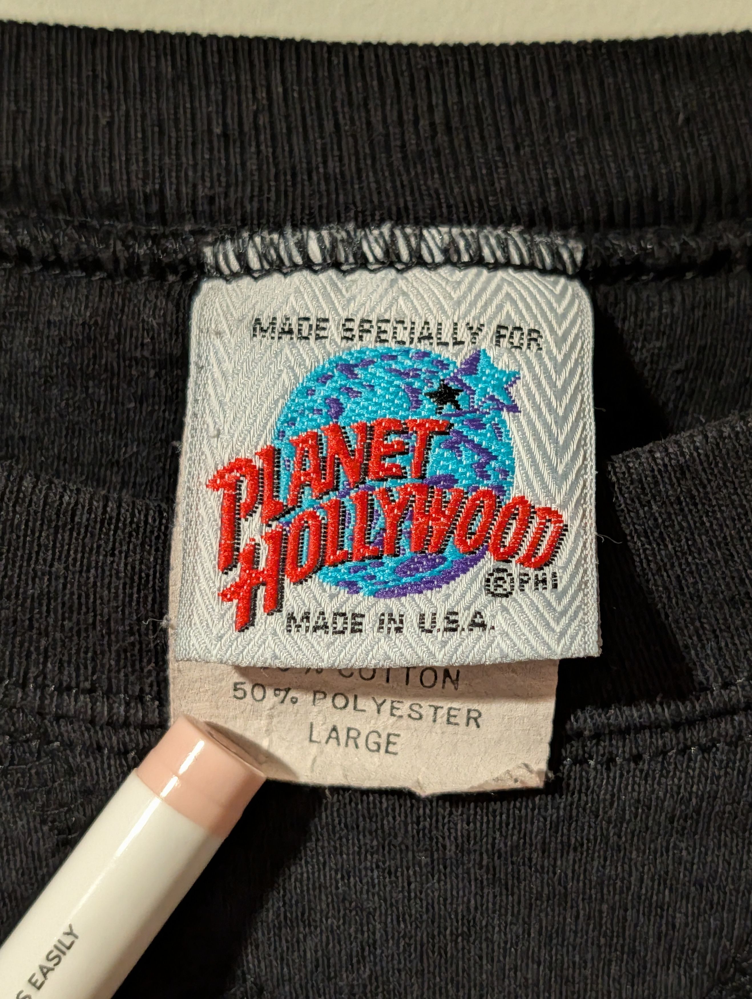 Planet Hollywood Vintage 90s Planet Hollywood Orlando Sweatshirt Embroidered Size US L / EU 52-54 / 3 - 3 Thumbnail