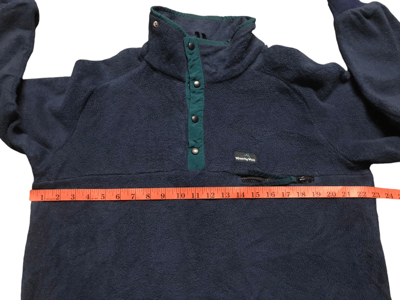 Vintage Vintage 90s Wyoming Wear Half Button Fleece Size US M / EU 48-50 / 2 - 21 Thumbnail