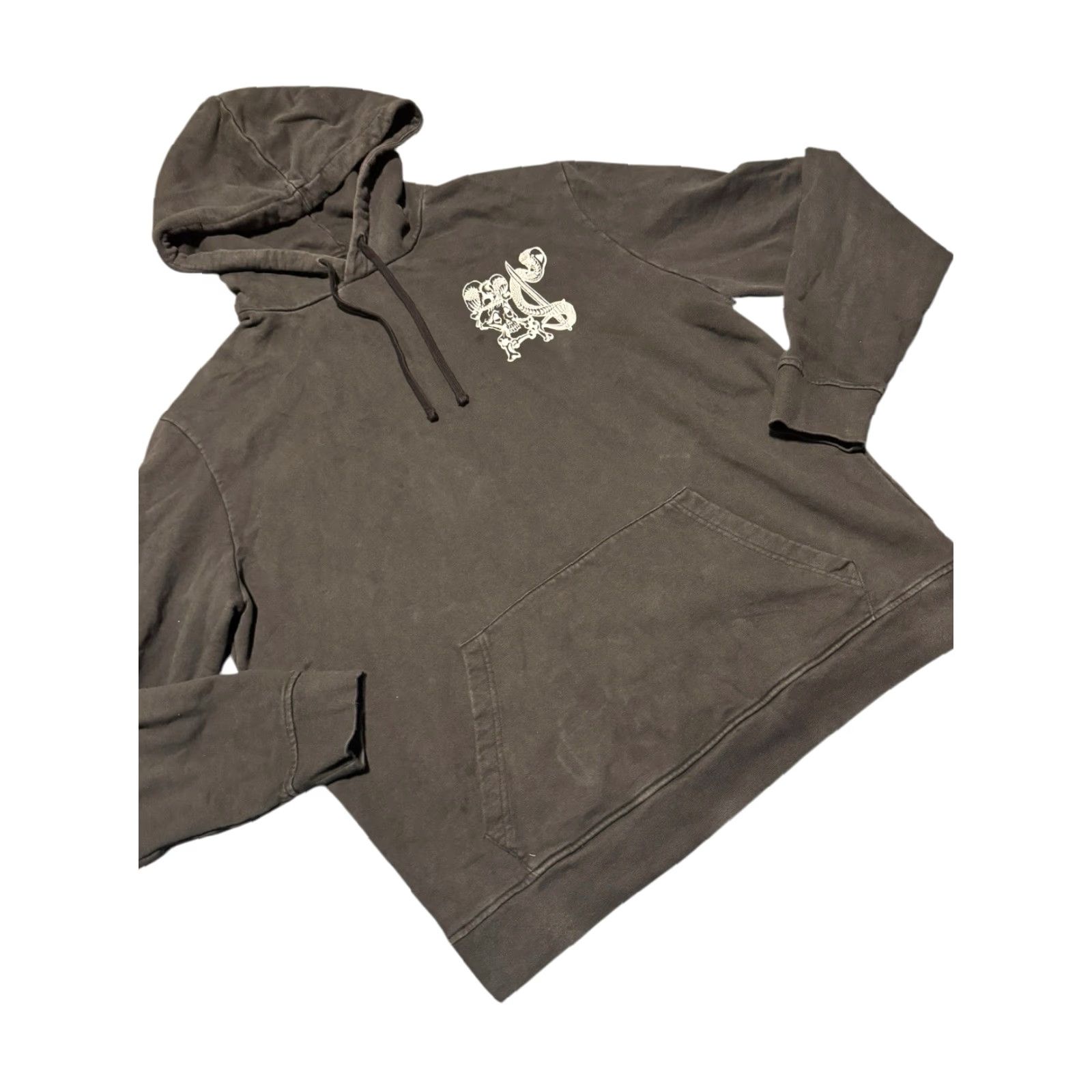 Allsaints AllSaints Hoodie Mens Black Saberattler Graphic Hooded Pullover L Large Sweatshirt - Logo Size US L / EU 52-54 / 3 - 3 Thumbnail