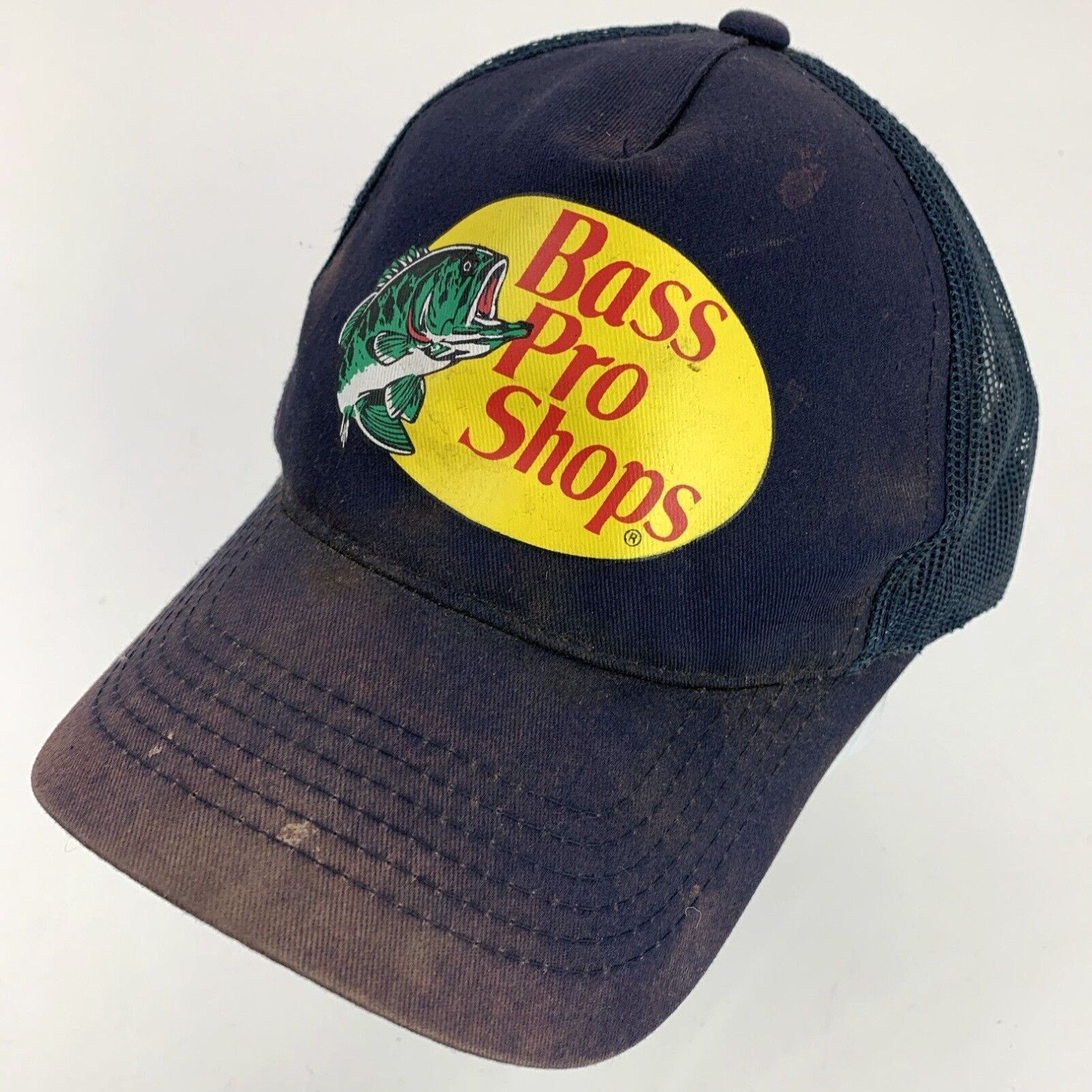 Bass Pro Shops Bass Pro Shops Faded Trucker Ball Cap Hat Snapback
