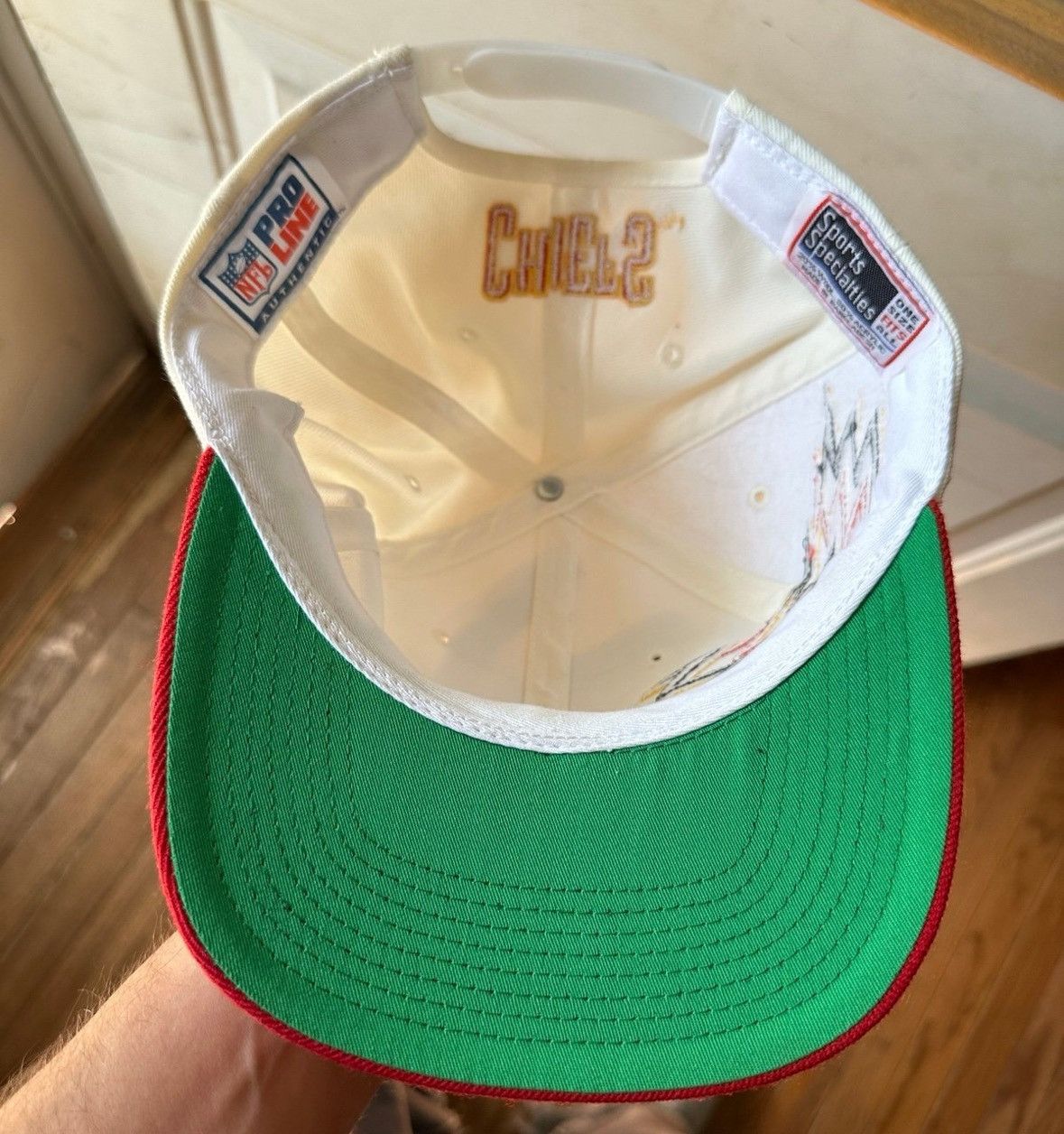 Pro Line × Vintage 1990s KC chiefs Kansas City SnapBack Size ONE SIZE - 6 Thumbnail