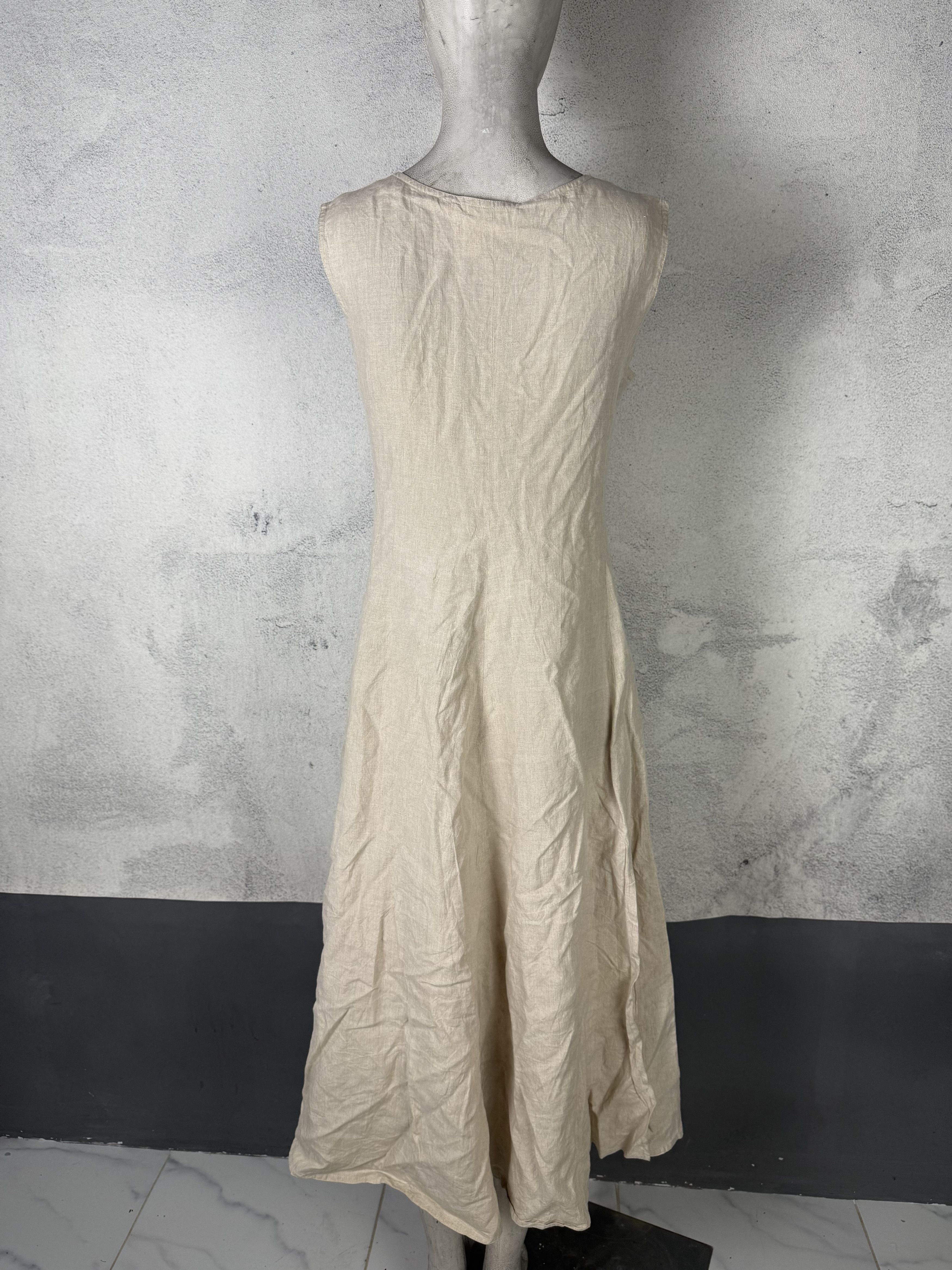 Max Mara Max Mara Linen Dress Size S / US 4 / IT 40 - 8 Thumbnail