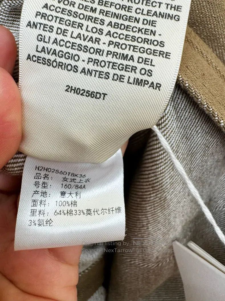 Hermes Hermes Tagged Denim Jacket Size XXS / US 00 / IT 34 - 7 Thumbnail