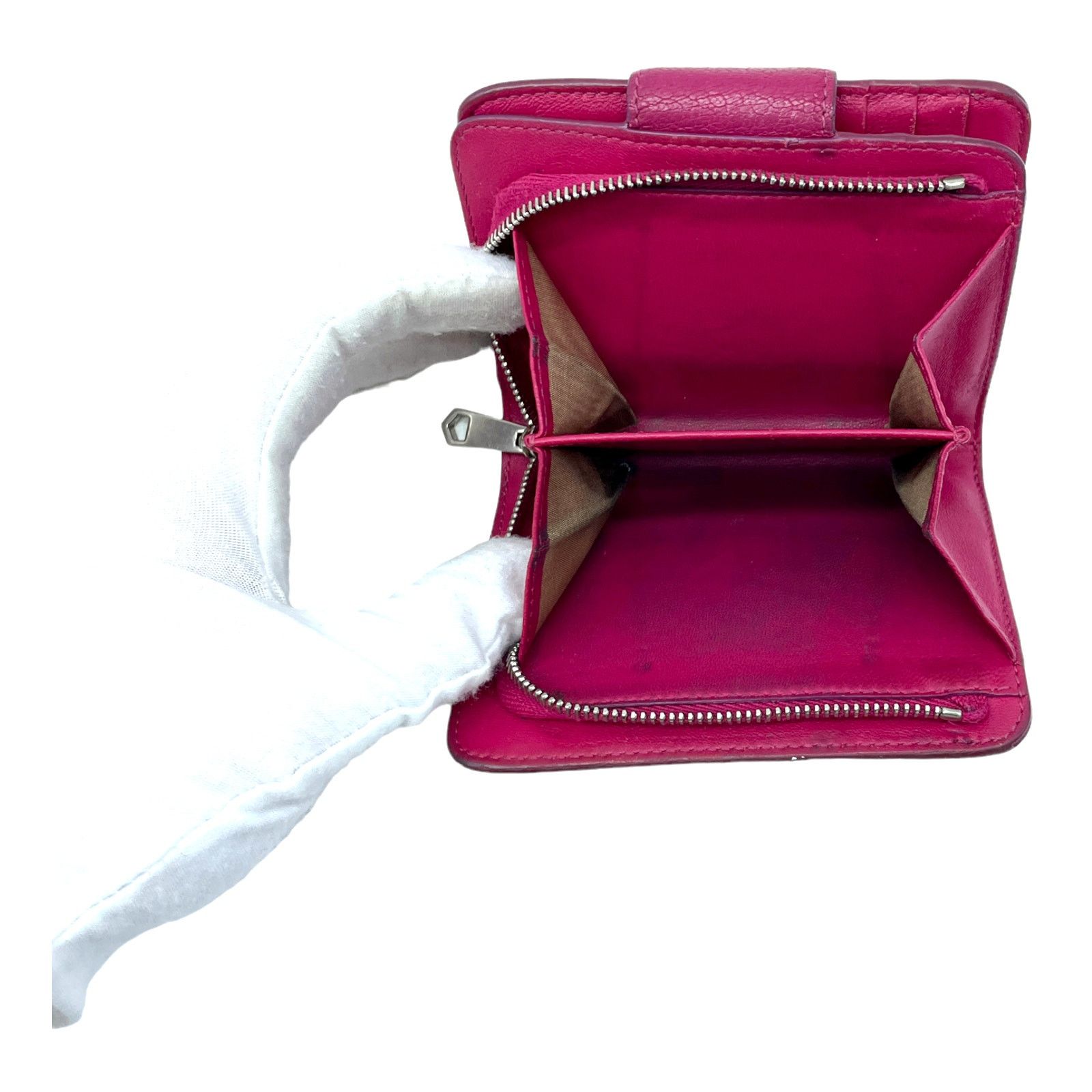 Givenchy 🔴 Givenchy Compact Snap Wallet - Pink Leather Size ONE SIZE - 8 Thumbnail
