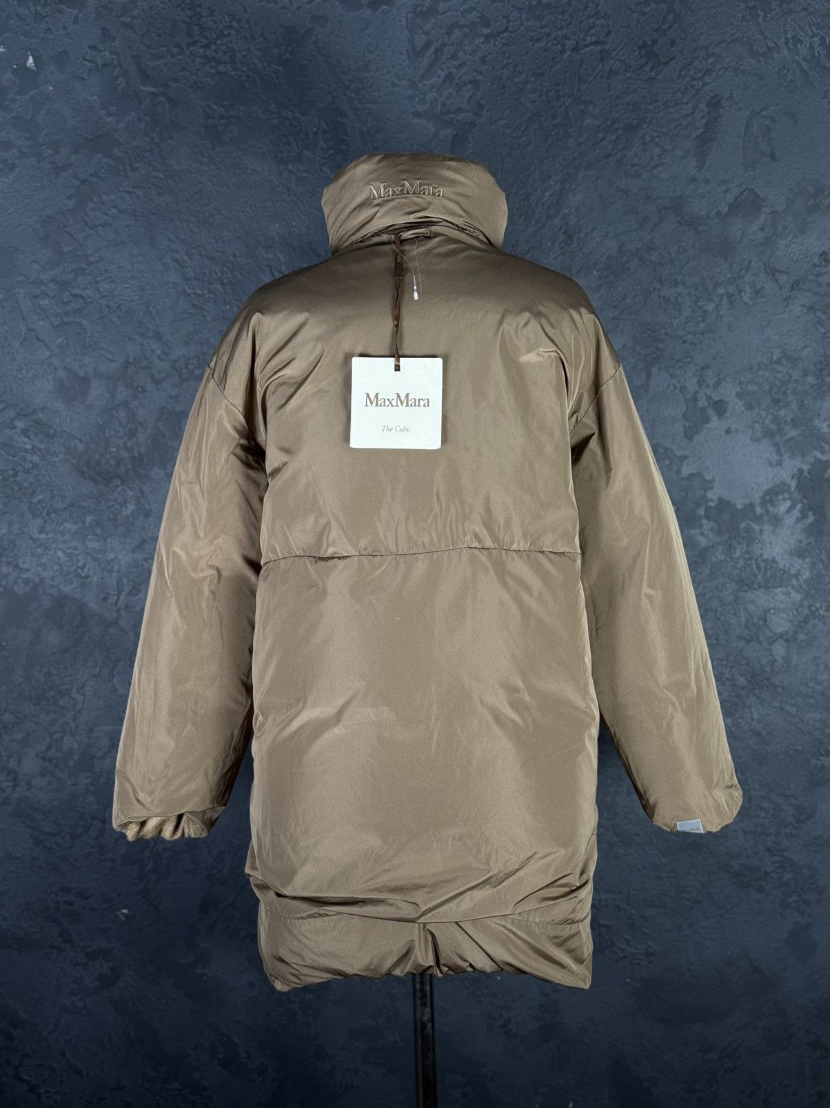 Max Mara RRP 998 € Max Mara The Cube Camel Reversible Down Jacket Size M / US 6-8 / IT 42-44 - 10 Thumbnail