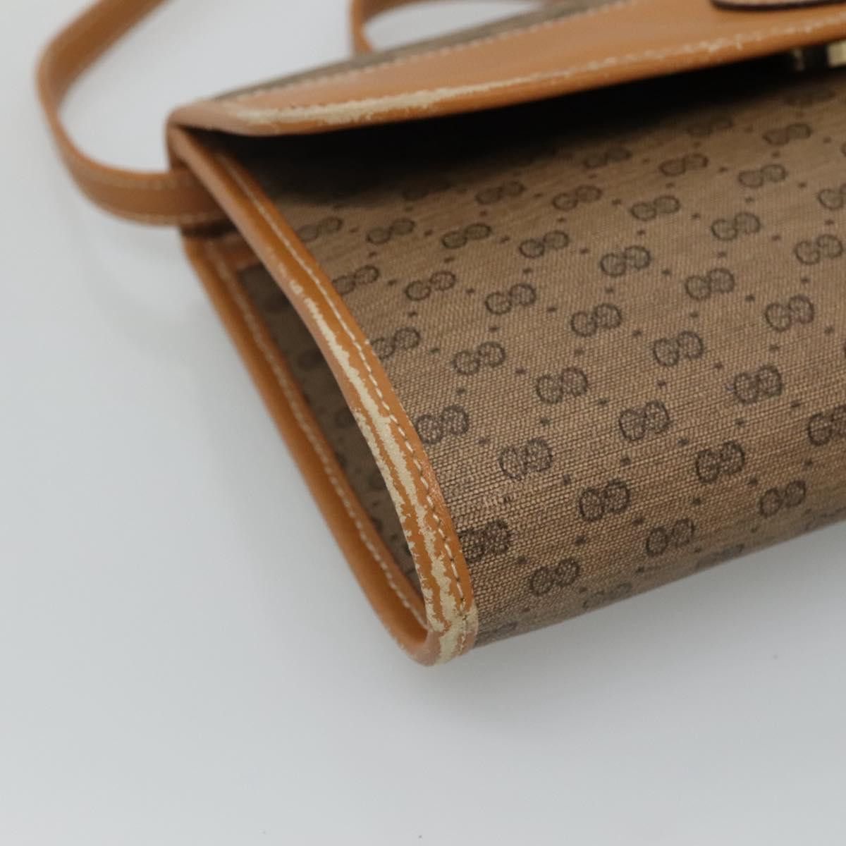 Gucci GUCCI Micro GG Supreme Shoulder Bag Pvc Beige Gold 004 89 Size ONE SIZE - 11 Thumbnail
