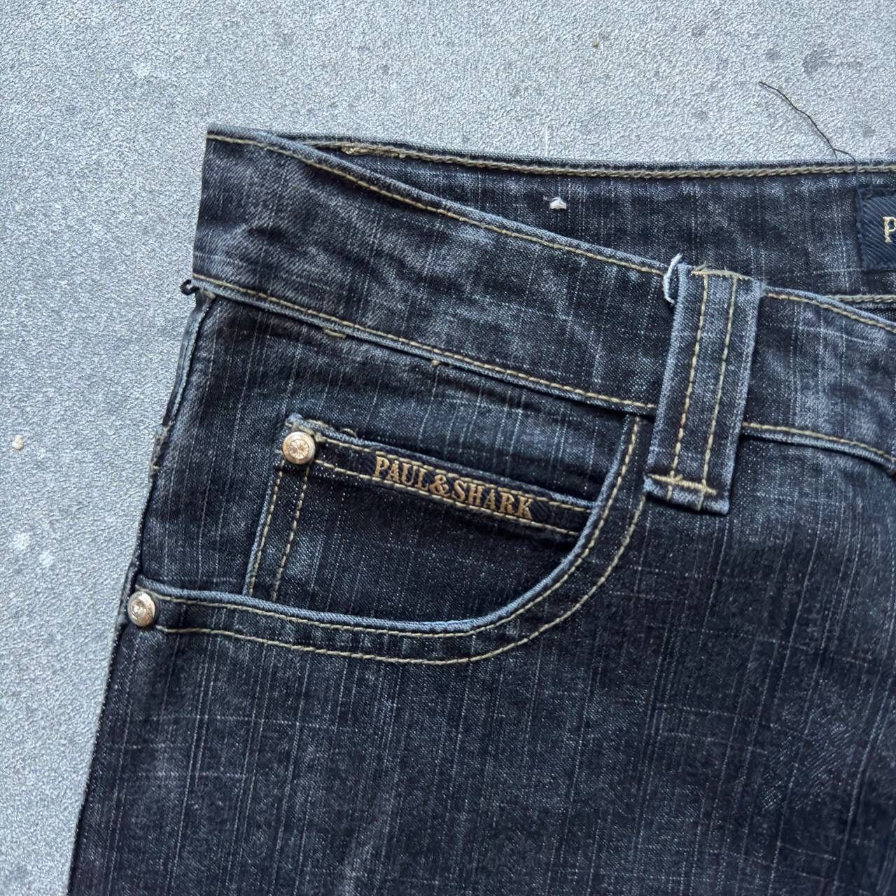 Hysteric Glamour × Japanese Brand Paul & Shark Vintage Dark Washed Flared Jeans (Cobain Style) Size US 28 / EU 44 - 5 Thumbnail