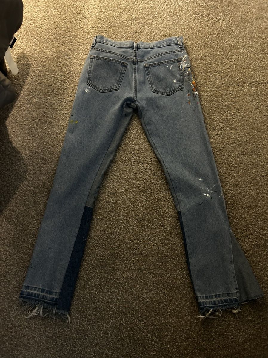 Other FromBrazil Light Wash Painter Flare Denim Size US 30 / EU 46 - 7 Thumbnail