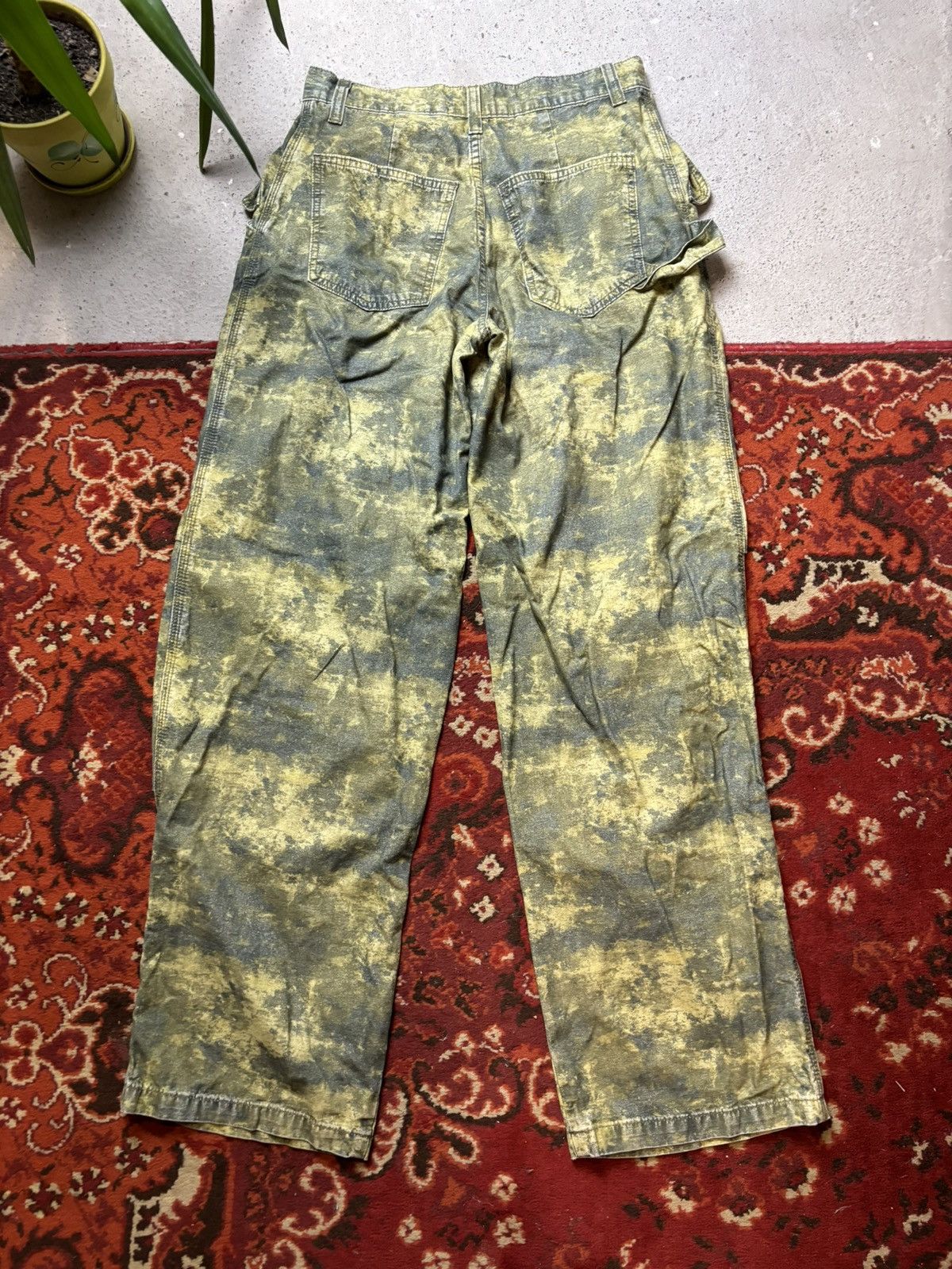 Asos × Vintage Vintage avant garde Camouflaged Military Cargo Pants Size 26" / US 2 / IT 38 - 8 Thumbnail
