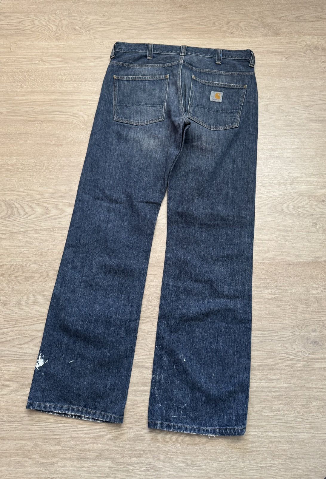 Vintage Vintage Carhartt WIP Blue Jeans Distressed Baggy Pants Size US 32 / EU 48 - 6 Thumbnail