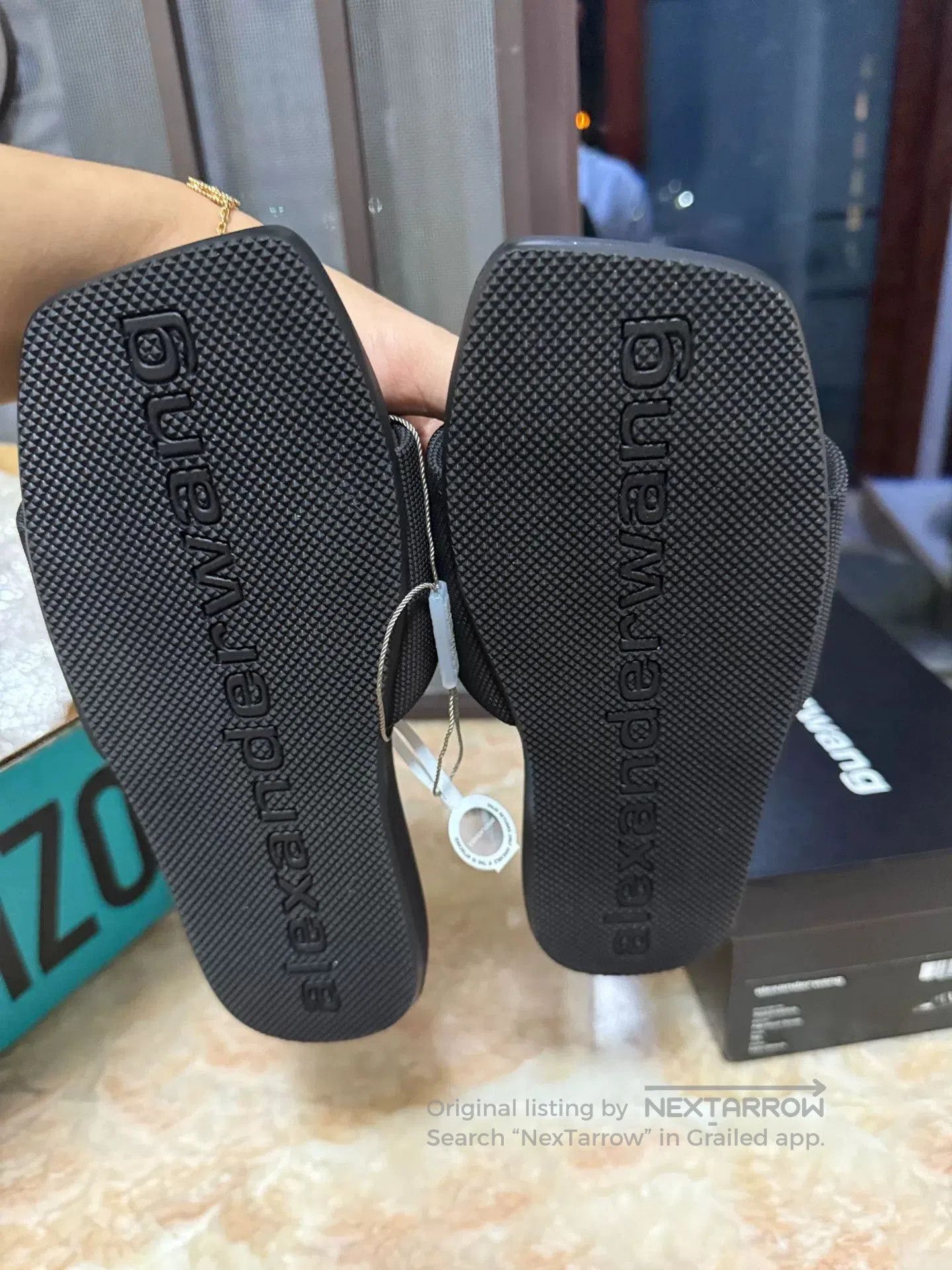 Alexander Wang Alexander Wang Black Slide Sandal. Size US 5 / IT 35 - 3 Thumbnail