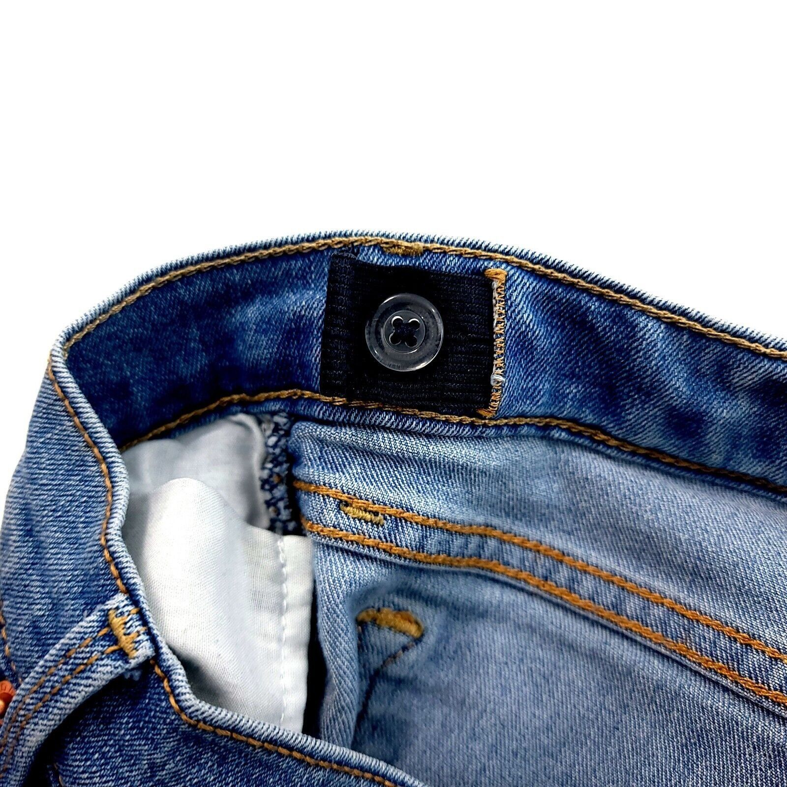 Old Navy Old Navy Skinny Large Size 10 Girls Blue Stone Wash Light Wi Size 32" / US 10 / IT 46 - 5 Thumbnail
