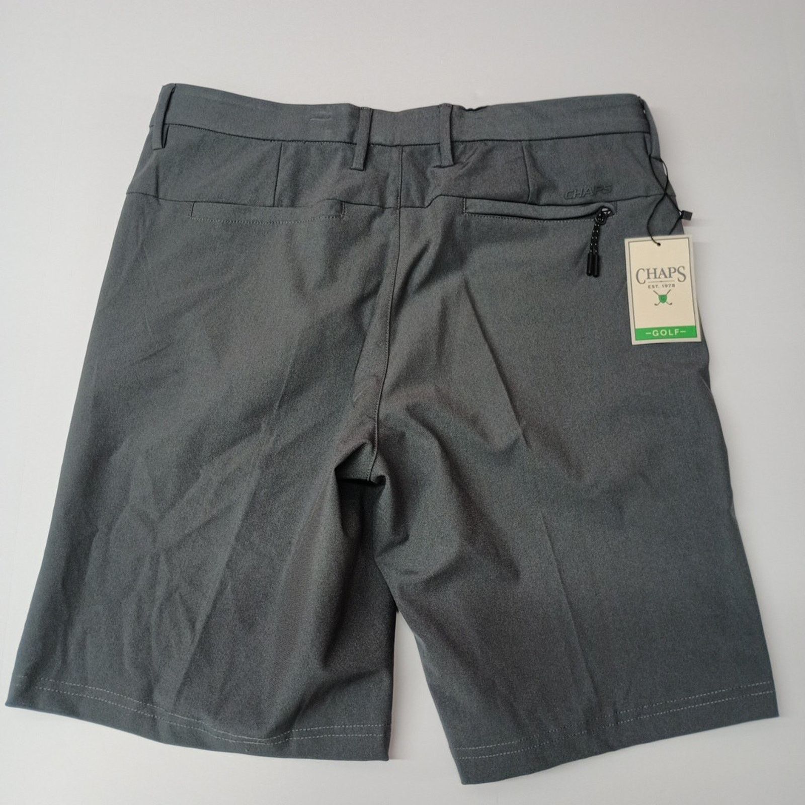 Chaps Chaps Golf Shorts Men's 30 Gray Slim Fit 9" Inseam Stretch Size US 30 / EU 46 - 4 Thumbnail