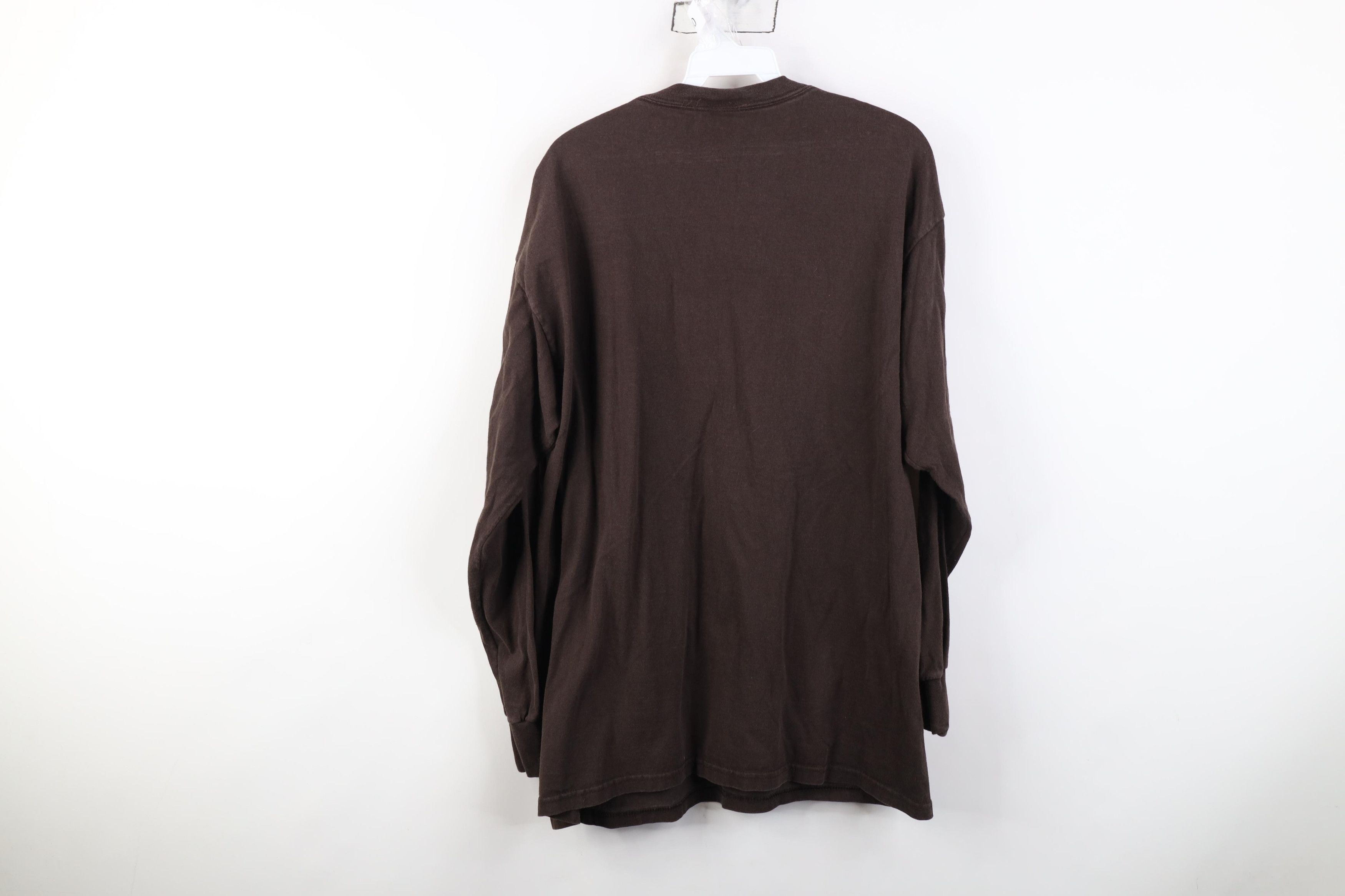 Vintage Vintage Y2K NFL Browns Football Long Sleeve T-Shirt Brown Size US L / EU 52-54 / 3 - 14 Thumbnail