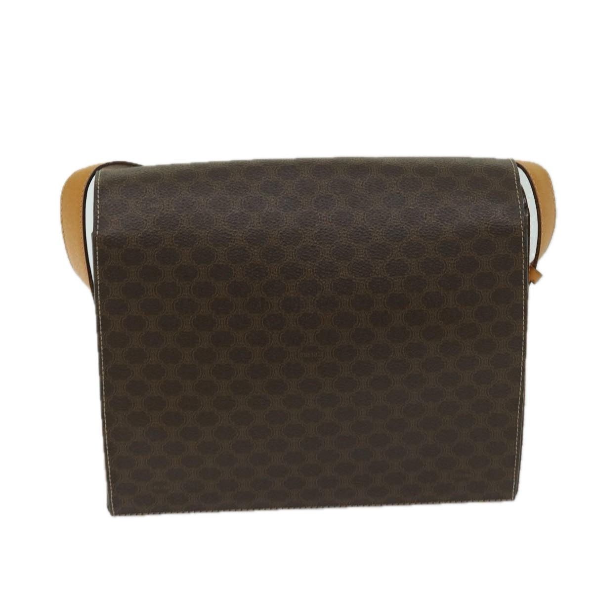 Celine CELINE Macadam Canvas Shoulder Bag Pvc Brown Size ONE SIZE - 3 Thumbnail