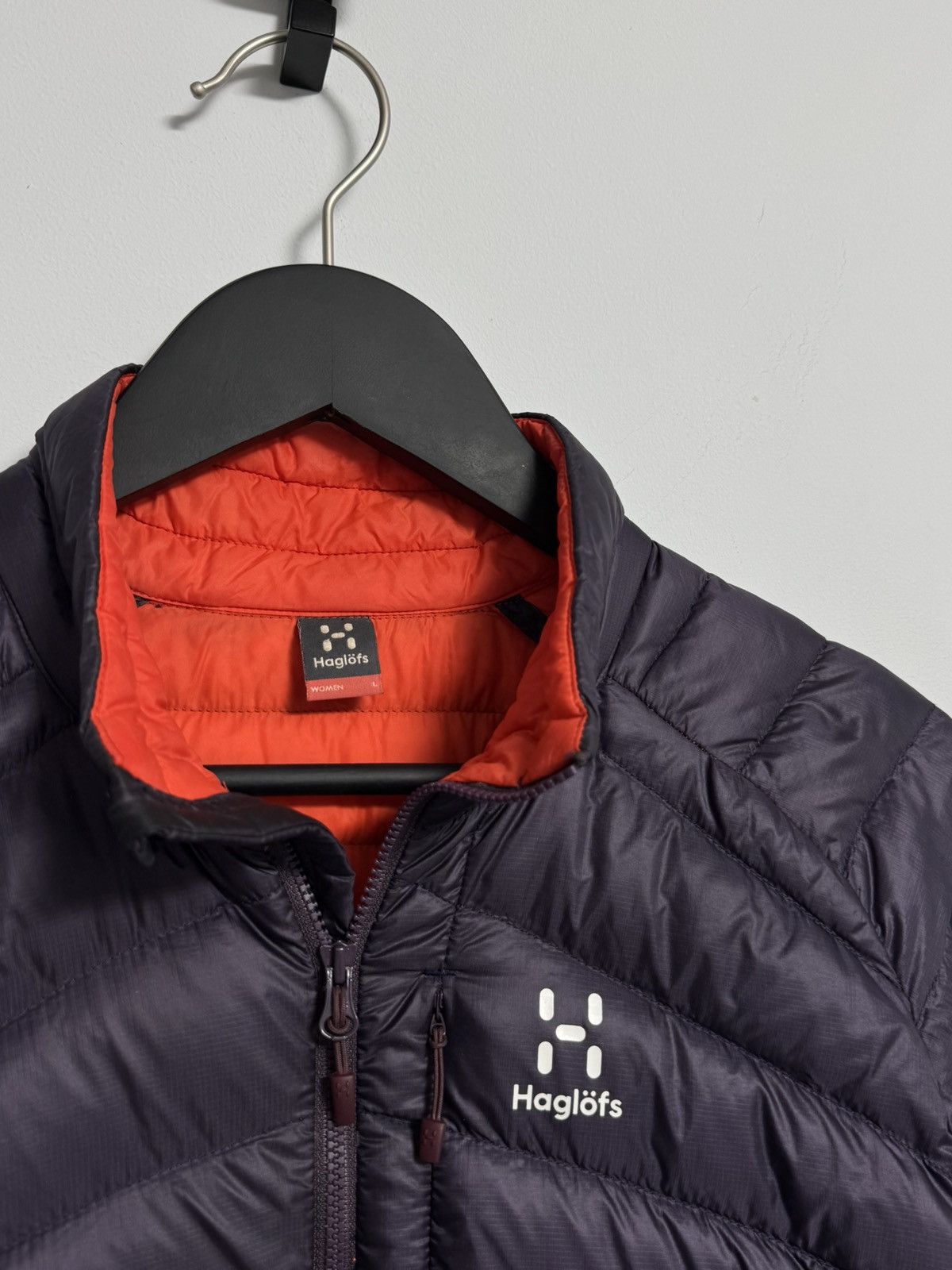 Haglofs Haglofs Womens Outdoor Hiking Nylon Down Puffer Jacket Size L / US 10 / IT 46 - 5 Thumbnail