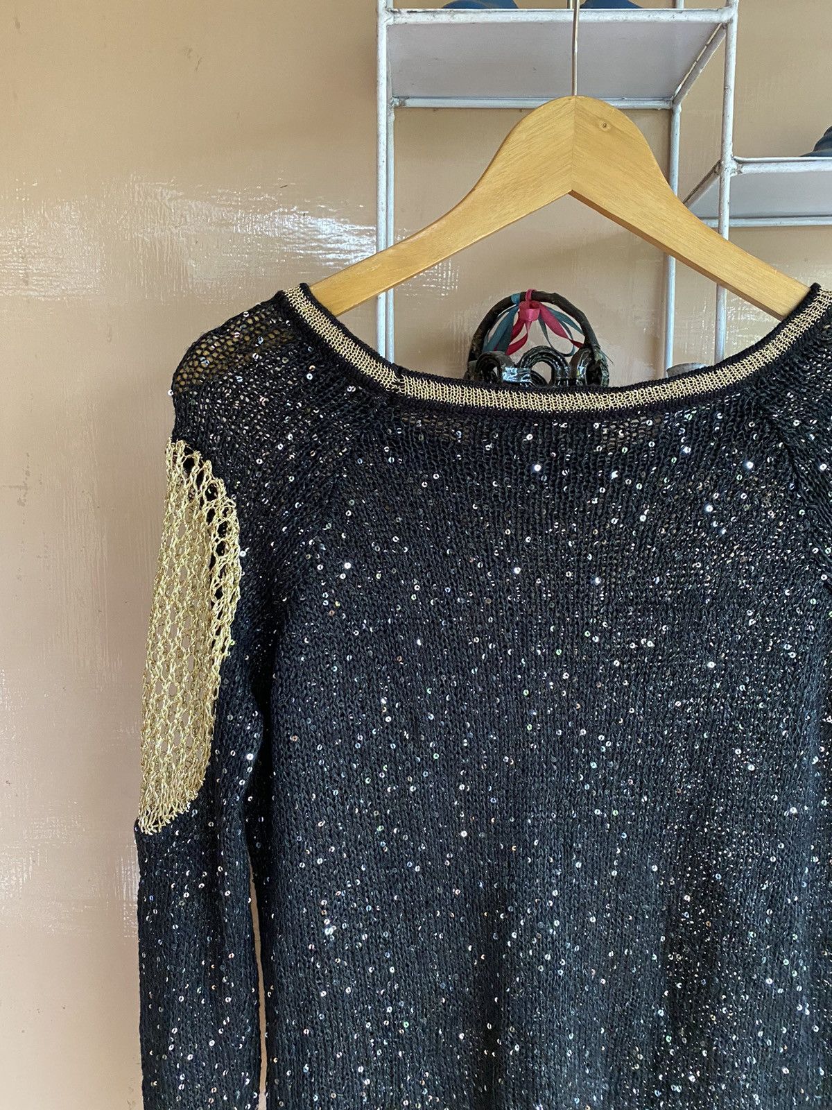 Issey Miyake Japanese avantgarde knitted glitter isseymiyake Size US M / EU 48-50 / 2 - 4 Thumbnail