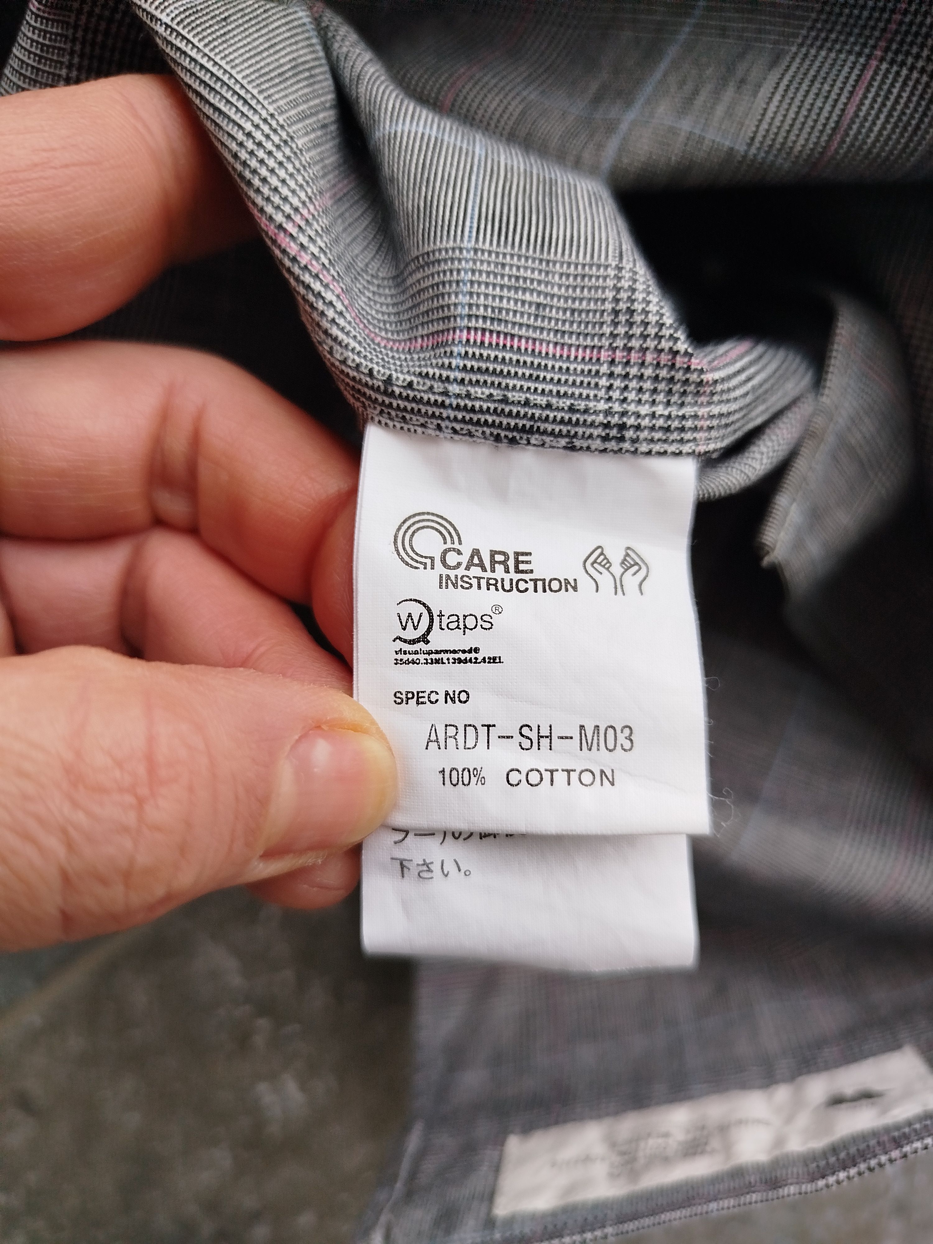 Wtaps Neighborhood Shirt Long Sleeve Glen Check Vintage Size M Size US M / EU 48-50 / 2 - 15 Thumbnail