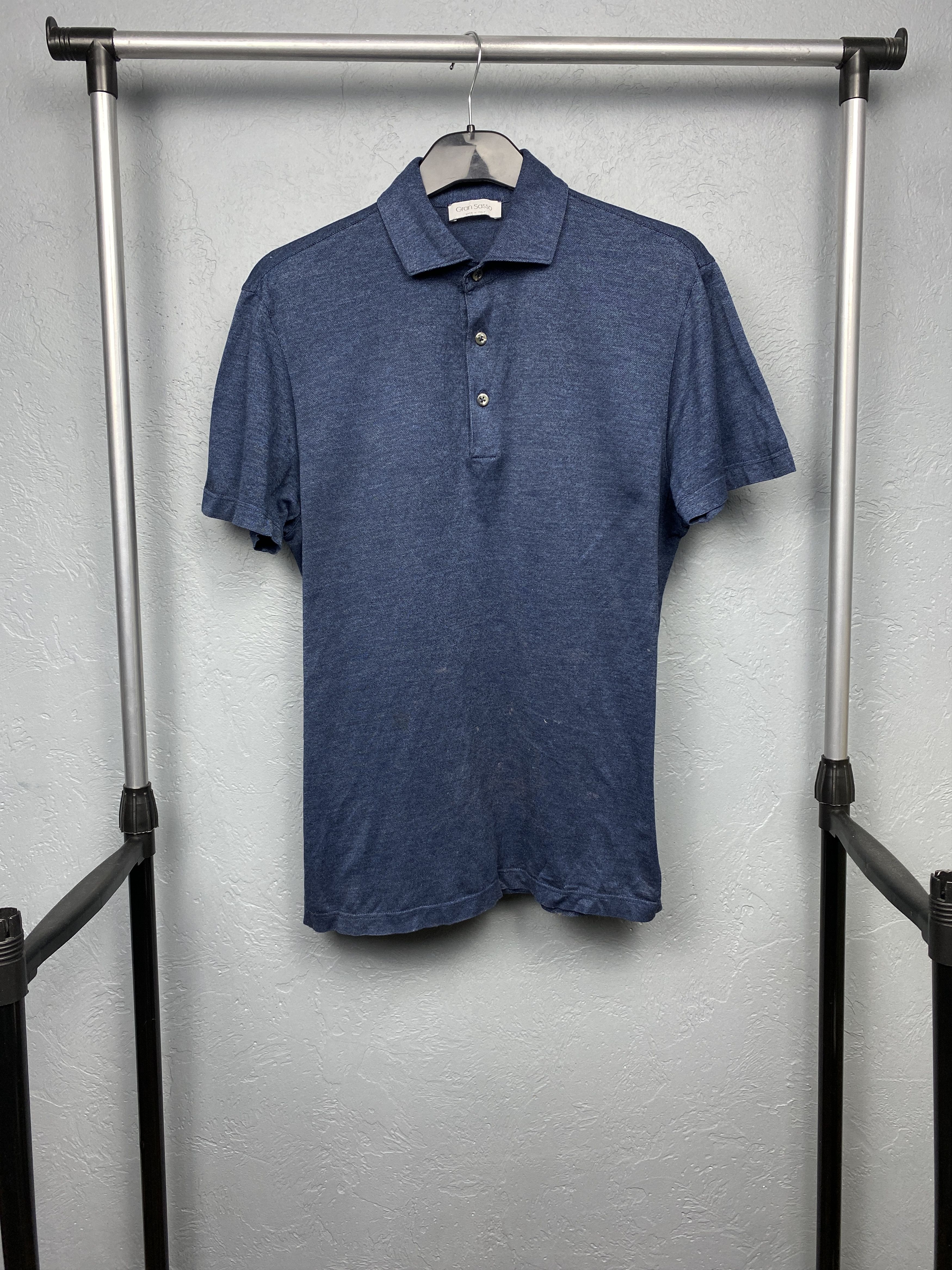 Gran Sasso Gran Sasso Vintage Mens Polo Shirt Size US M / EU 48-50 / 2 - 1 Thumbnail
