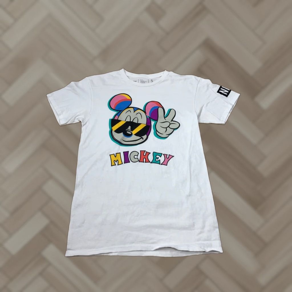 Disney Neff x Disney Mickey Mouse T Shirt Small White Short Sleeve Casual #5134 Size US S / EU 44-46 / 1 - 1 Thumbnail