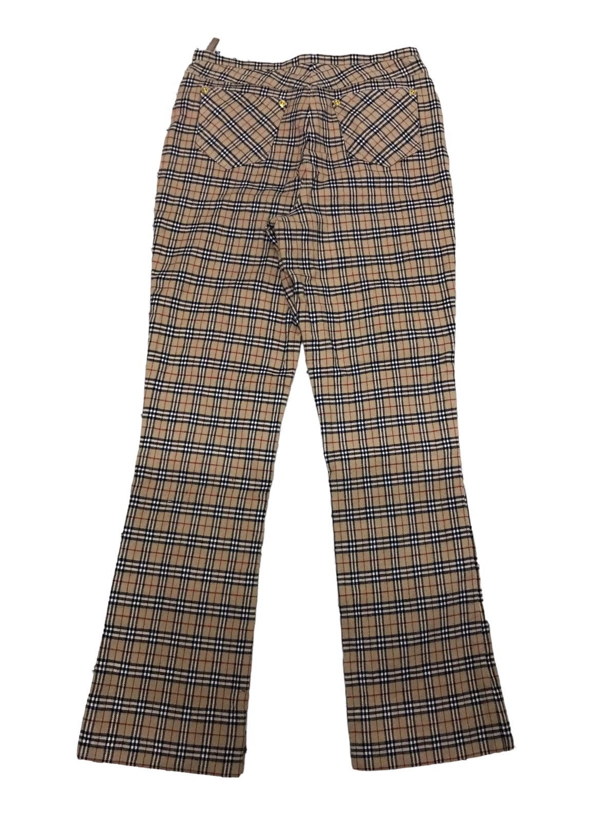 Burberry Vintage Burberry Nova Check Flared Pants Size US 28 / EU 44 - 12 Thumbnail