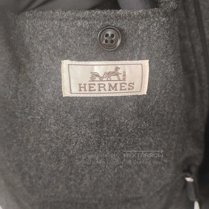 Hermes Hermes Woolen Gray Blazer Size 46L - 4 Thumbnail