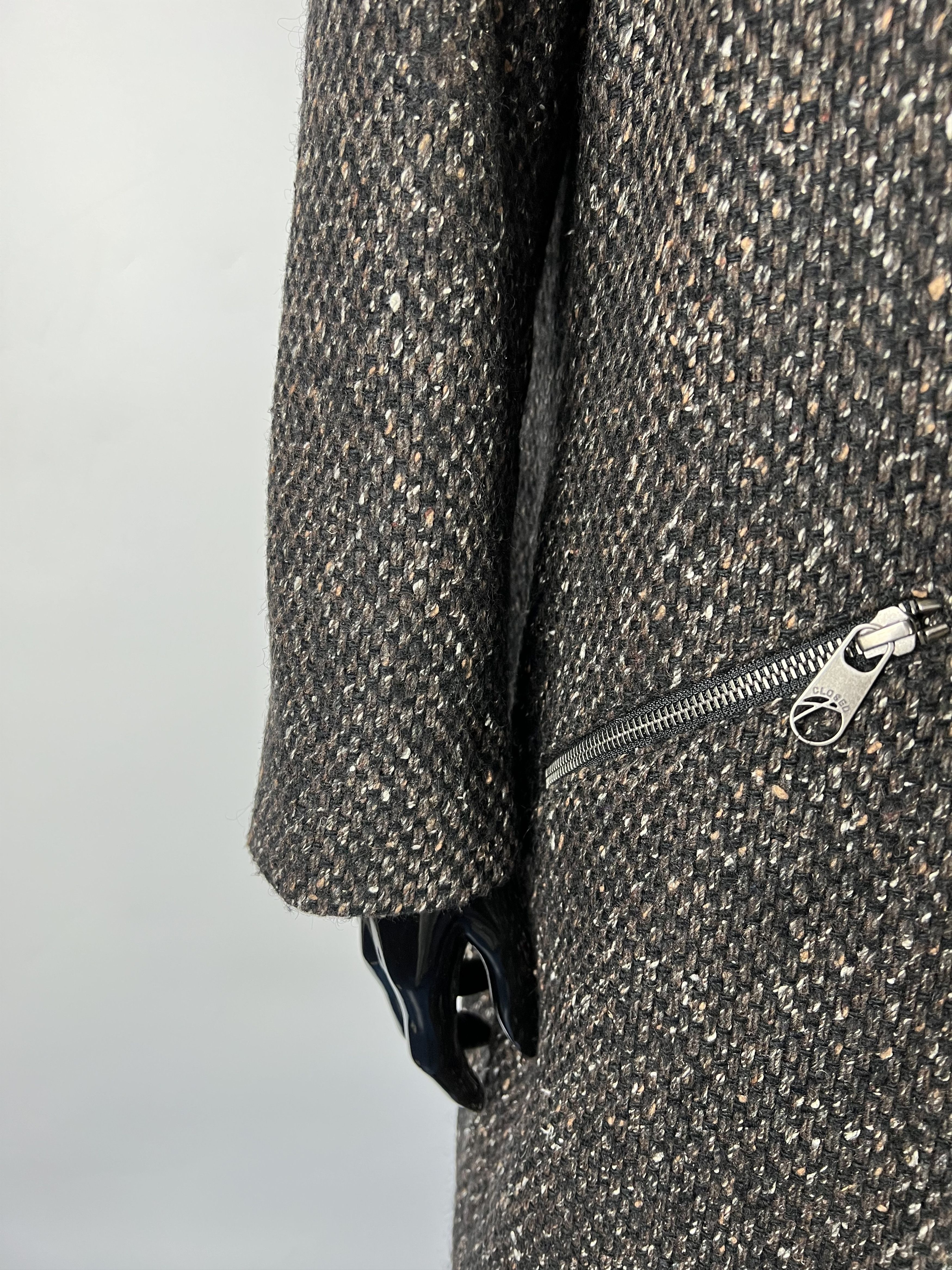 CLOSED Closed Women's Wool Silk Mohair Coat Size M/L Size L / US 10 / IT 46 - 9 Thumbnail