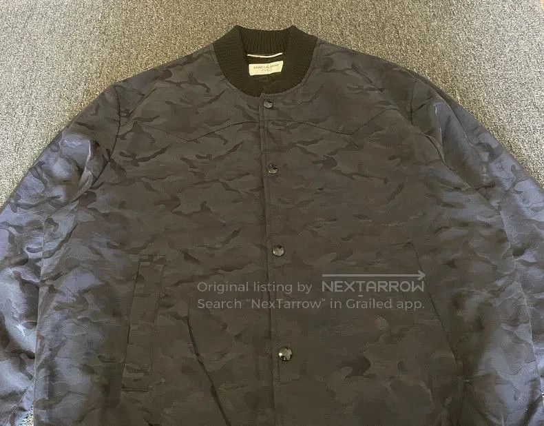 Saint Laurent Paris Saint Laurent Camouflage Bomber Jacket. Size US L / EU 52-54 / 3 - 2 Thumbnail