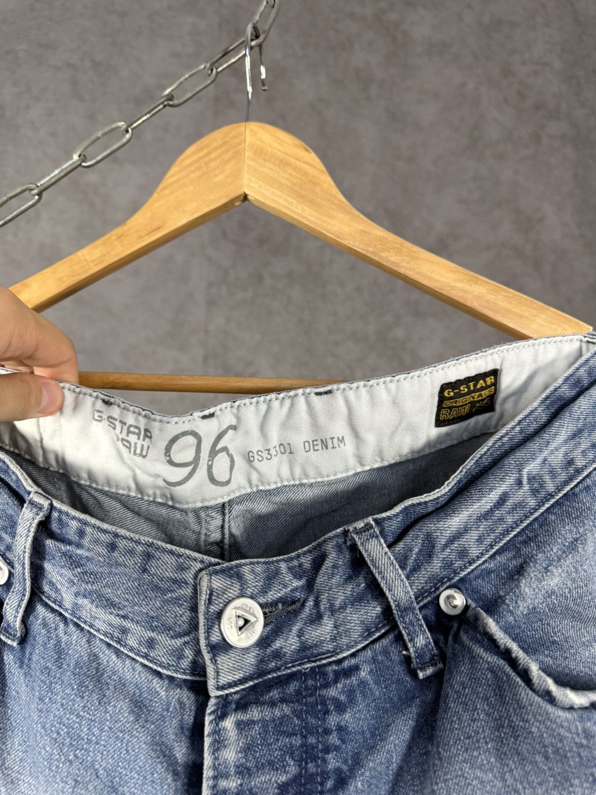 G-Star G Star Raw vintage biker jeans Size US 34 / EU 50 - 4 Thumbnail
