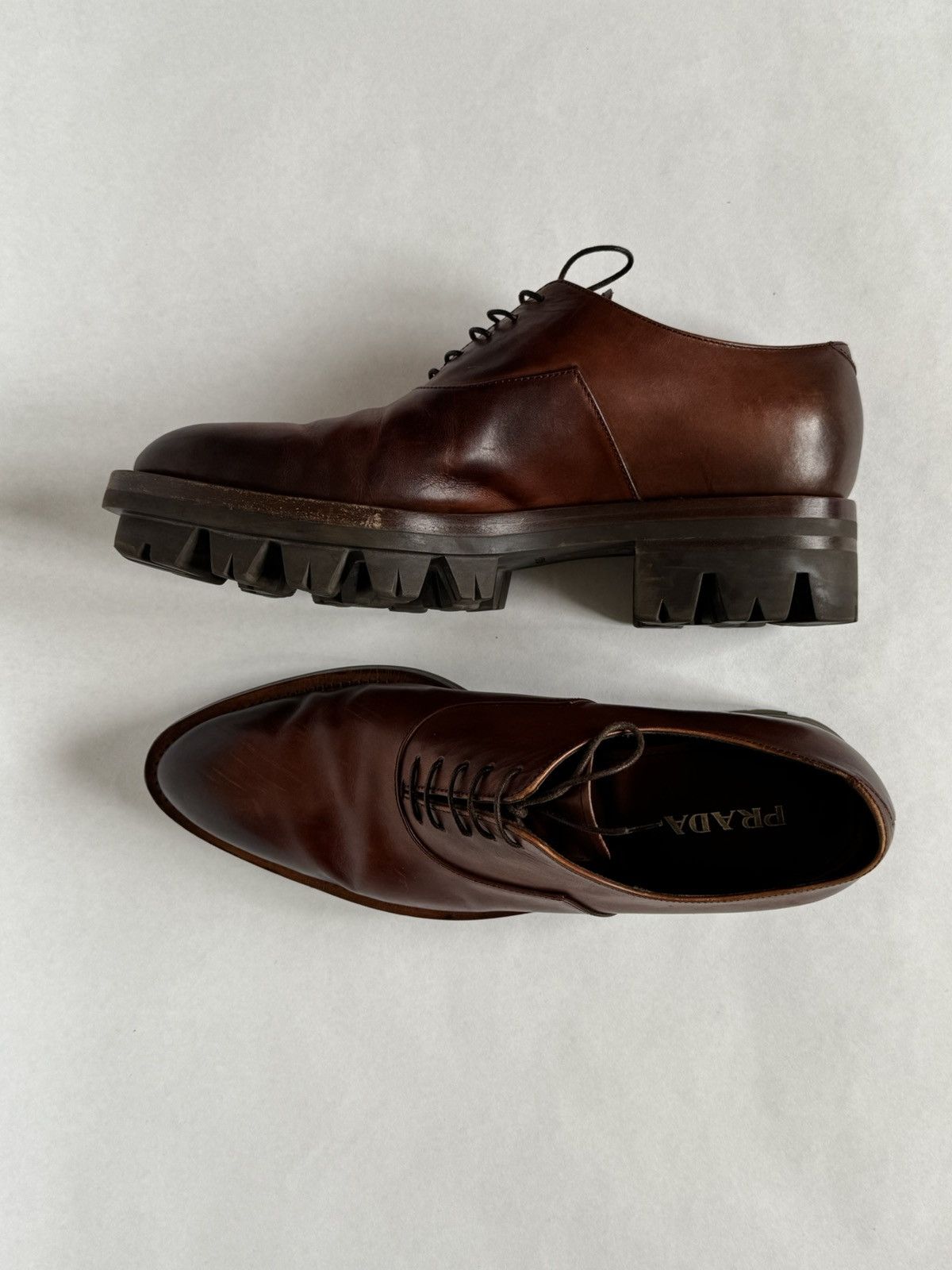 Prada Prada Monolith Leather lace ups Size 40 Size US 10 / IT 40 - 5 Thumbnail