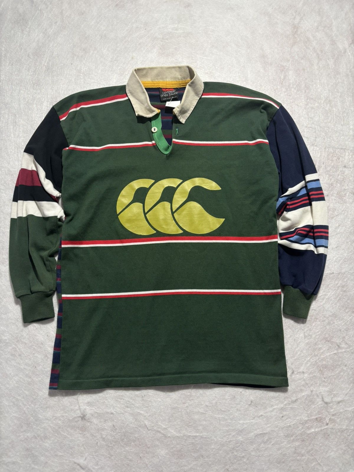 Canterbury of New Zealand Vintage Canterbury Uglies Polo Rugby Shirt Size US M / EU 48-50 / 2 - 1 Thumbnail