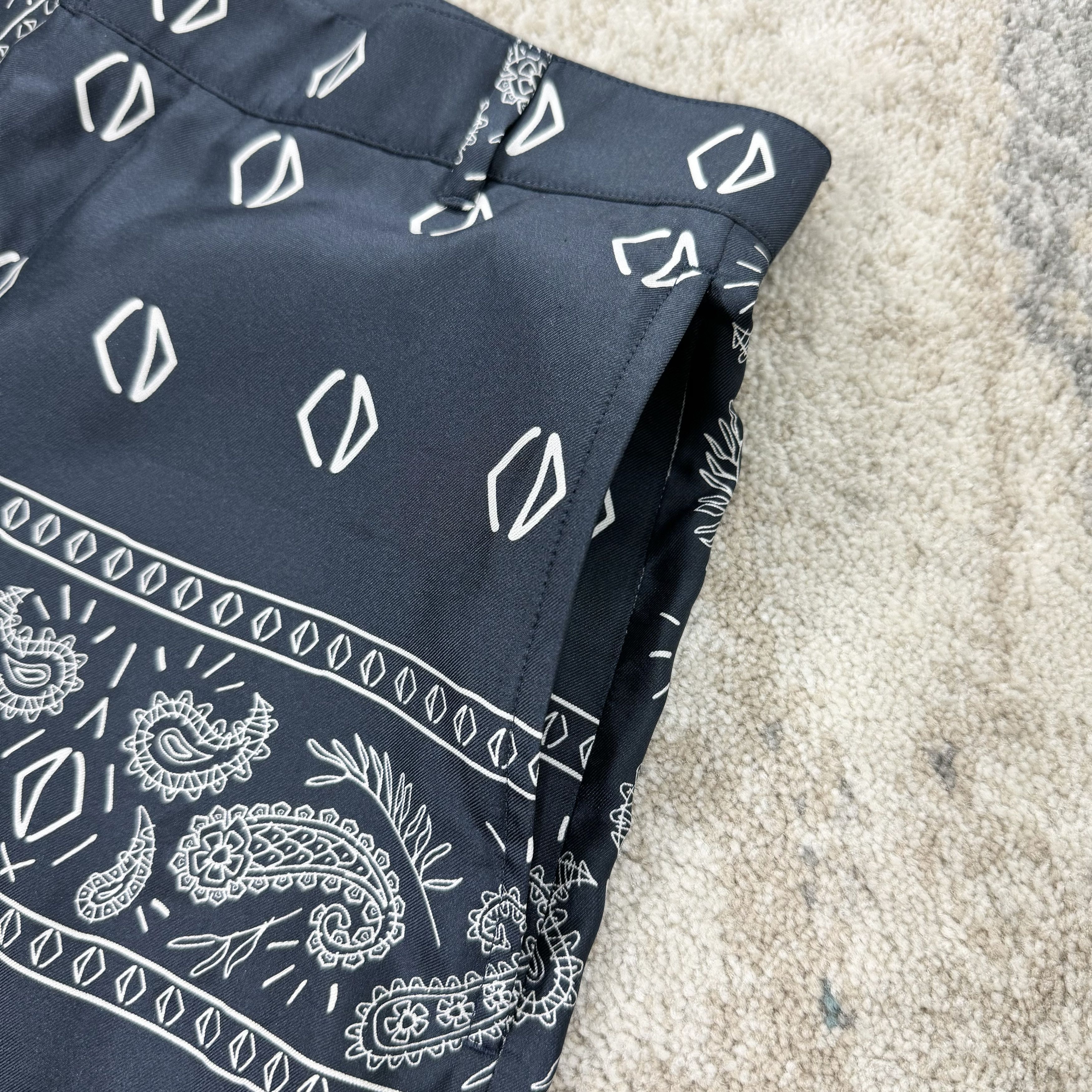 Dior Dior x Cactus Jack Bermuda Bandana Shorts In Blue RRP £1445 Size US 30 / EU 46 - 3 Thumbnail