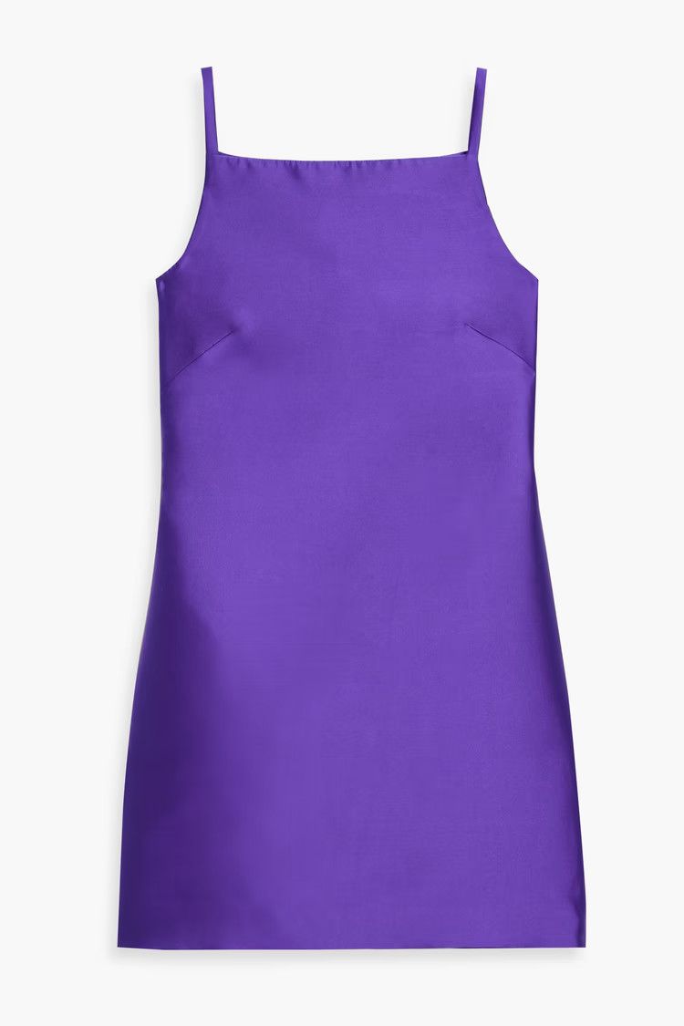 Valentino o1y0326 Mini Dress in Purple Size S / US 4 / IT 40 - 1 Thumbnail