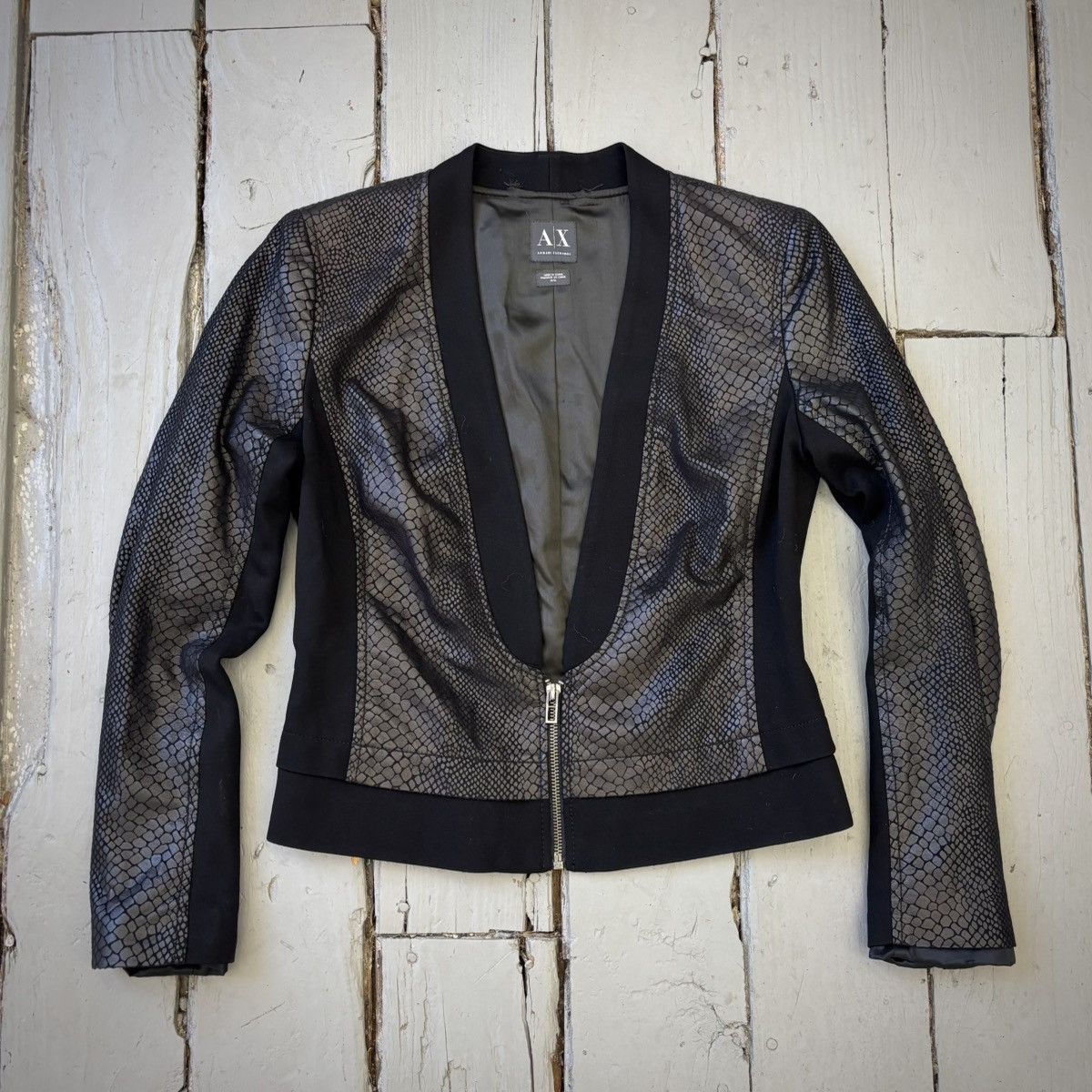 Armani Faux Snake Print Jacket Size M / US 6-8 / IT 42-44 - 1 Thumbnail