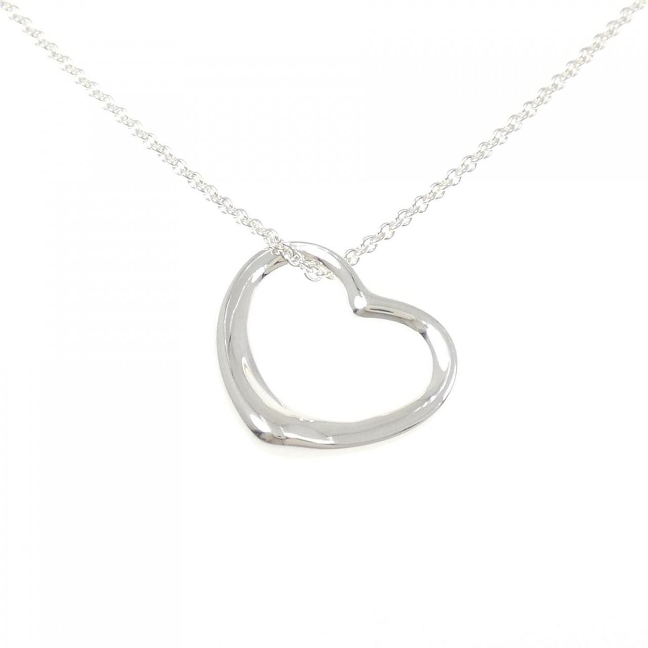 Tiffany & Co. Tiffany & Co. Tiffany Open Heart 925 Silver Necklace Precious Metal Necklace 60020474 DUTY FREE for USA Size ONE SIZE - 1 Thumbnail