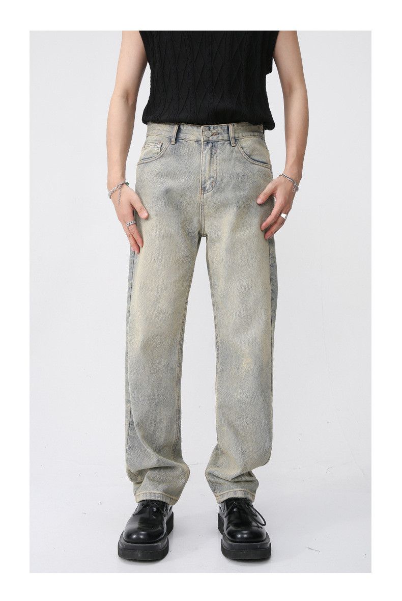 Japanese Brand × Jean Men's vintage washed distressed simple jeans Size US 32 / EU 48 - 1 Thumbnail