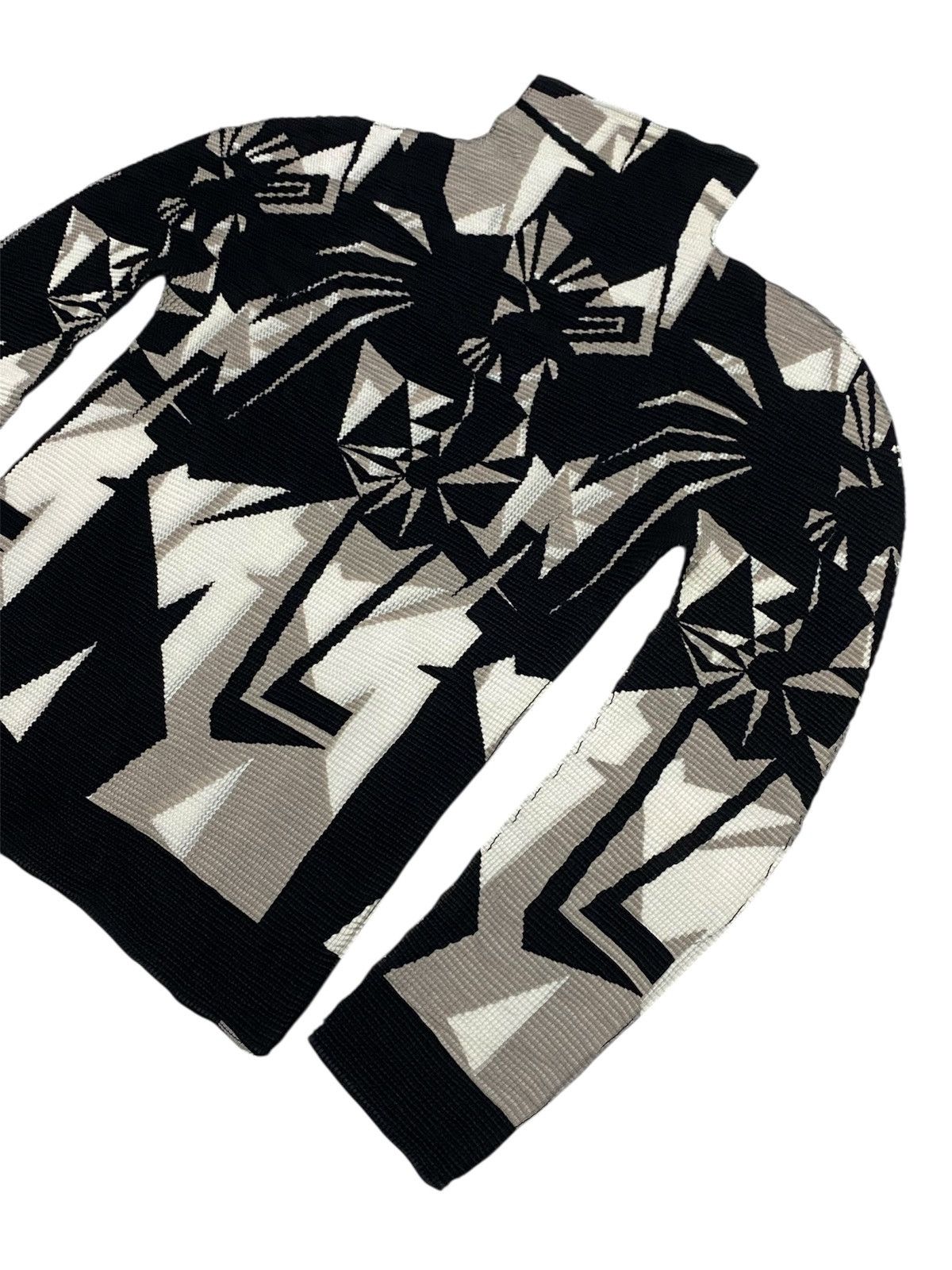 Issey Miyake Me Issey Miyake Pleated Geometiric Turtleneck Size M / US 6-8 / IT 42-44 - 17 Thumbnail