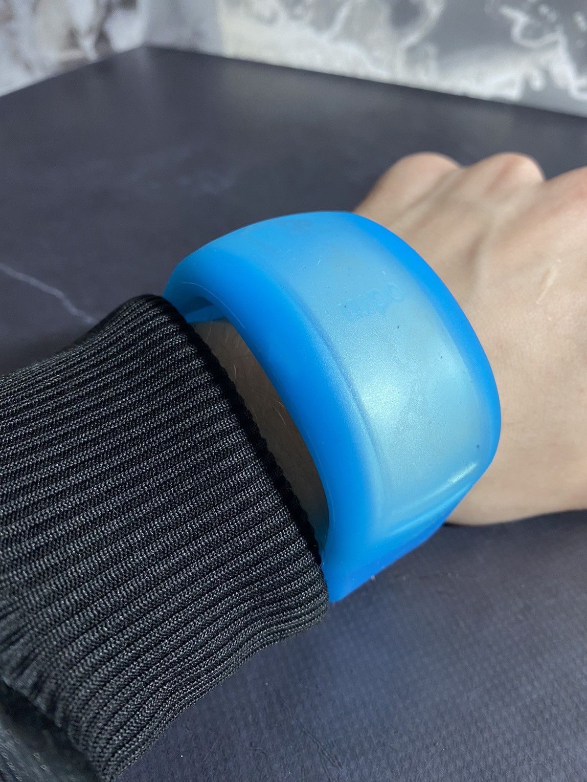 Vintage Digital Watch Blue Silicone Strap Japanese Brand Size ONE SIZE - 4 Thumbnail