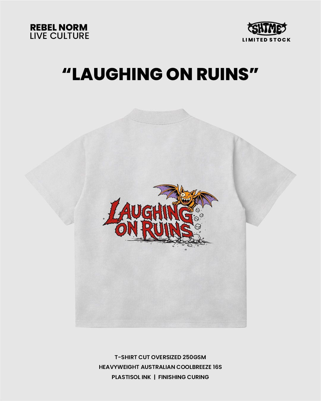 Other SHTME - LAUGHING ON RUINS TEE Size US S / EU 44-46 / 1 - 2 Thumbnail