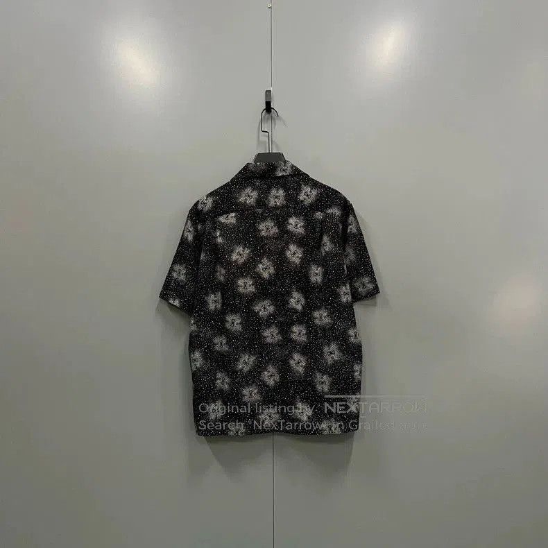 Celine Celine Black Logo Print Short Sleeve Shirt. Size US M / EU 48-50 / 2 - 2 Thumbnail