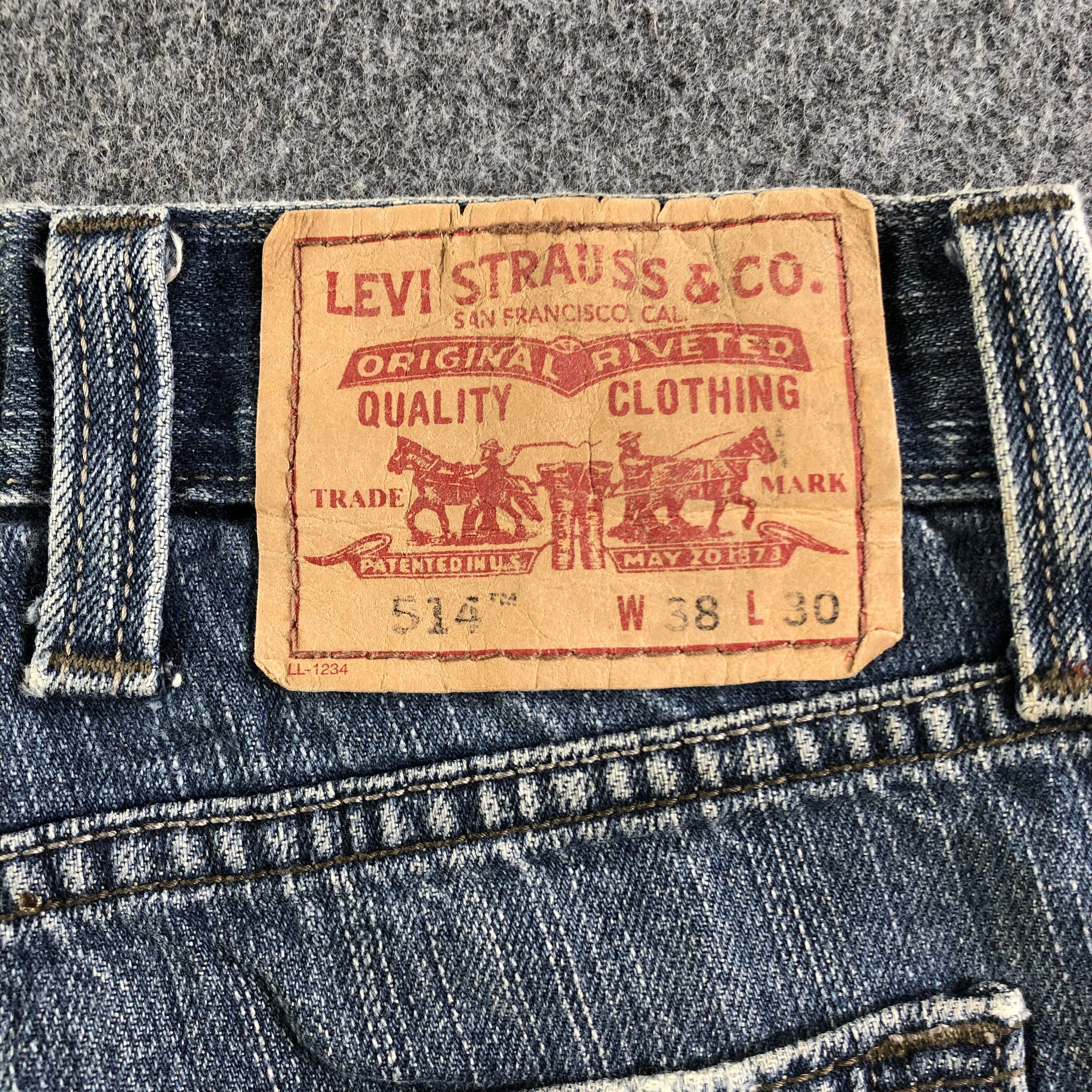 Levi's Vintage Blue Wash Levis 514 Jeans-J3135 Size US 39 - 5 Thumbnail