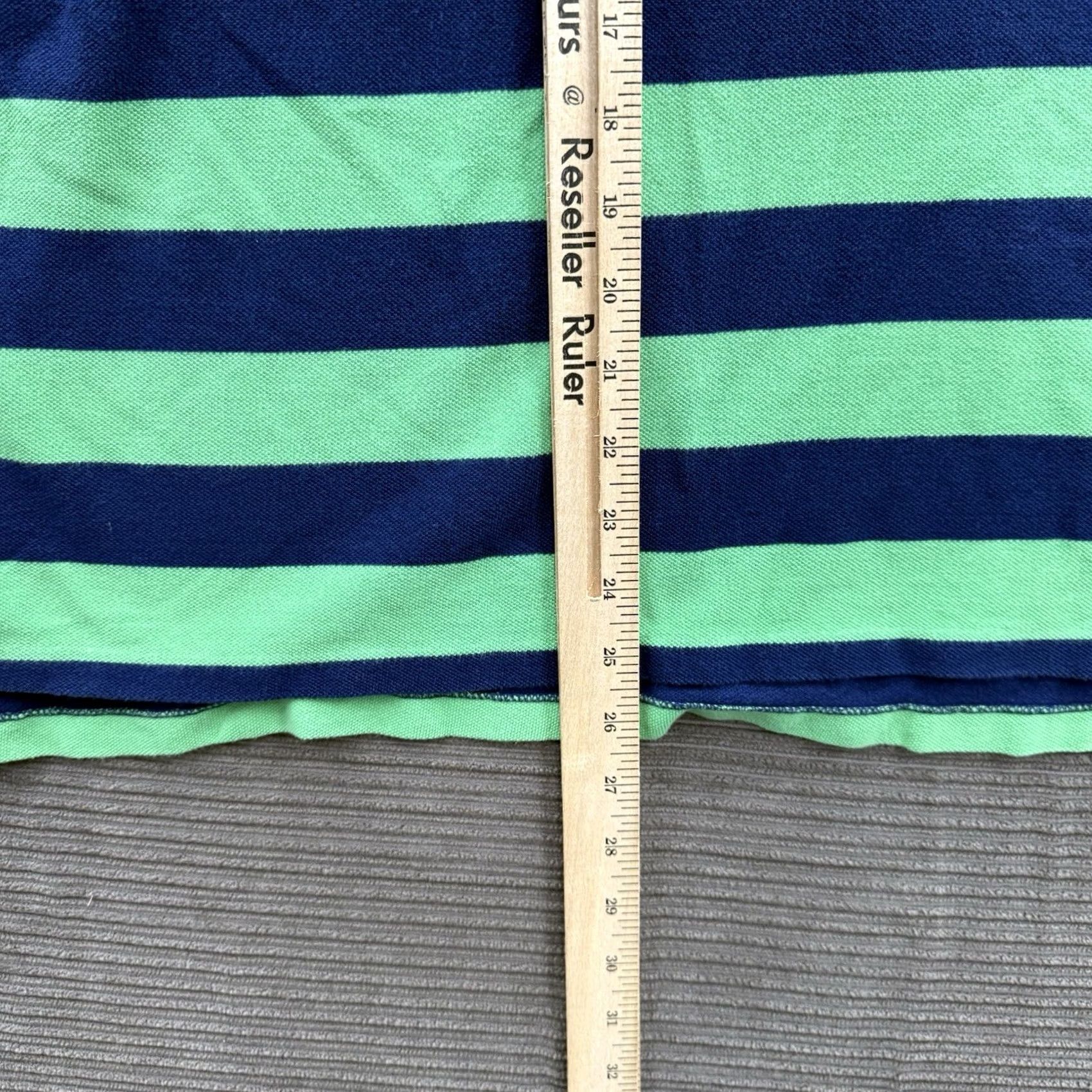 Ralph Lauren Polo Ralph Lauren Polo Shirt Men Medium Green Striped Crest Logo Preppy. Size US M / EU 48-50 / 2 - 5 Thumbnail