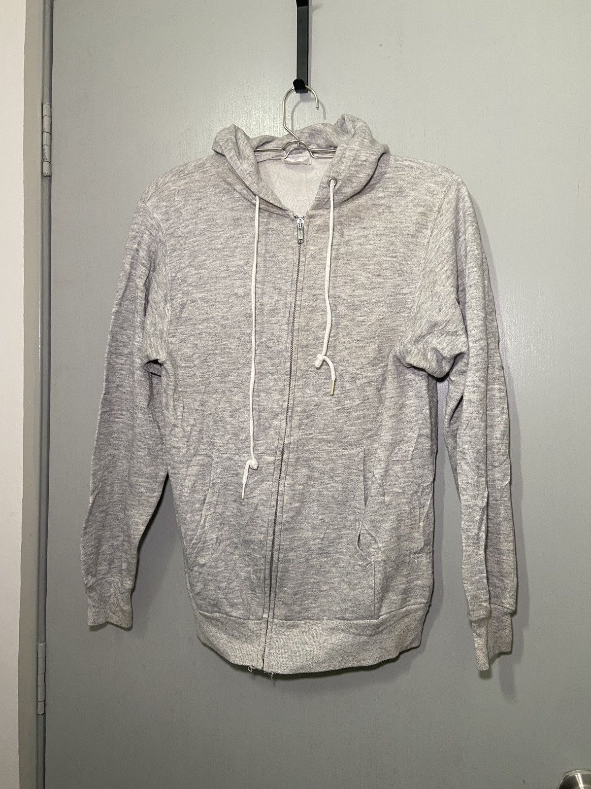 Hanes × Vintage Vintage Hanes Tri Blend Rayon Hoodie Size US S / EU 44-46 / 1 - 1 Thumbnail