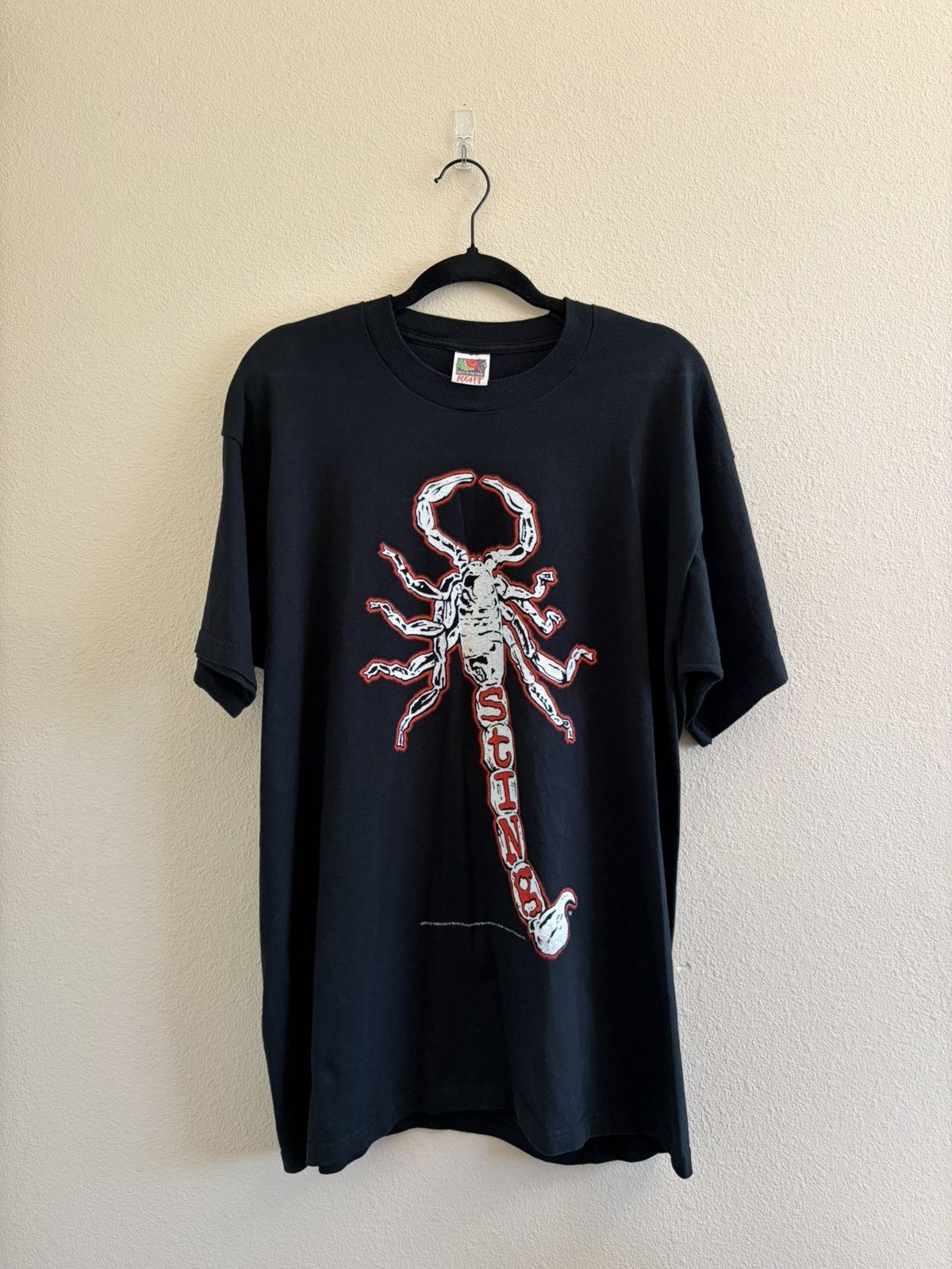 Vintage Vintage 1998 Sting + nWo Scorpion WCW Licensed Tee Black XL Size US XL / EU 56 / 4 - 1 Thumbnail