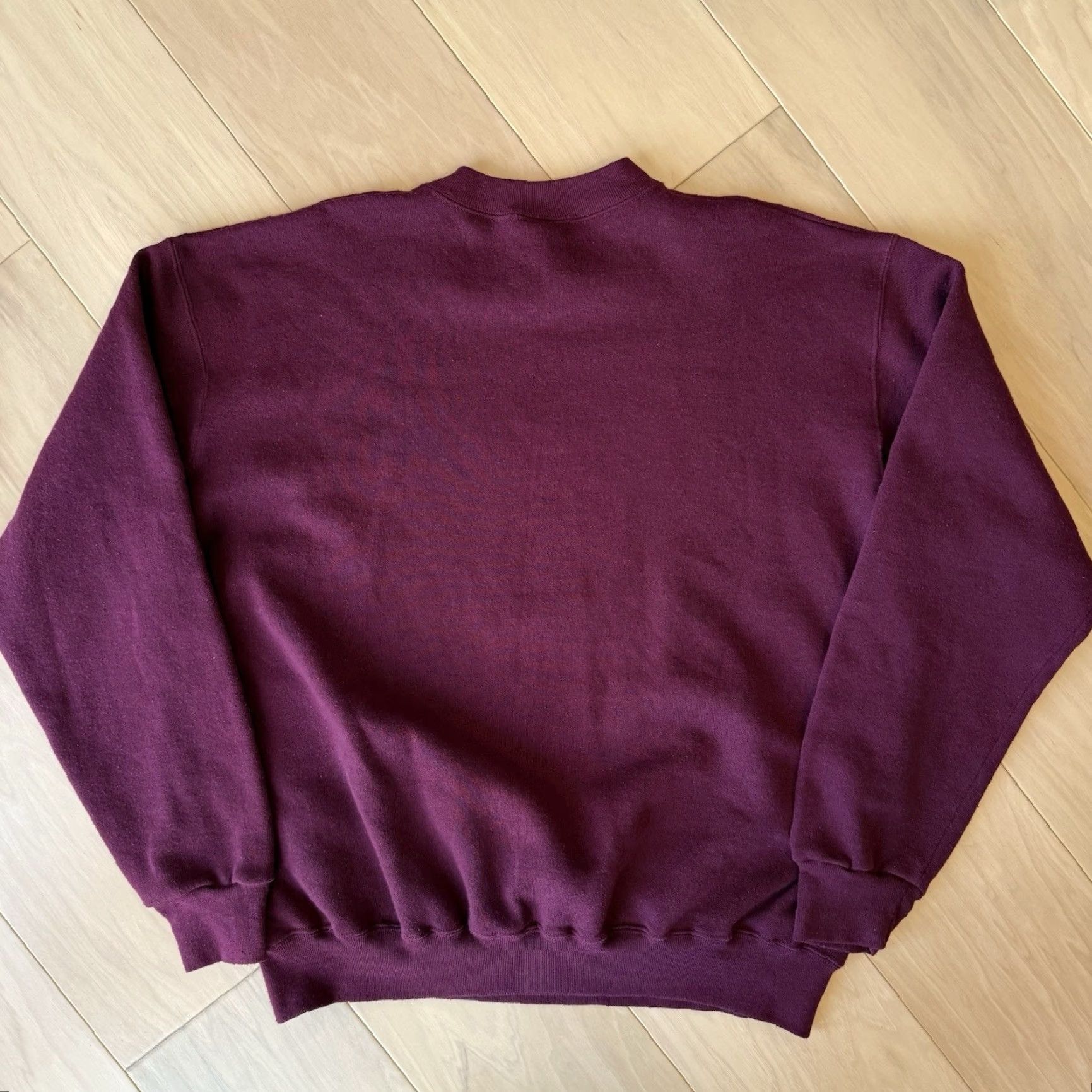 Vintage VINTAGE University of Alcatraz Sweatshirt XL Maroon 80s Fleece Men Crew Neck Heavyweight All Seasons San Francisco Logo Pullover Size US XL / EU 56 / 4 - 7 Thumbnail