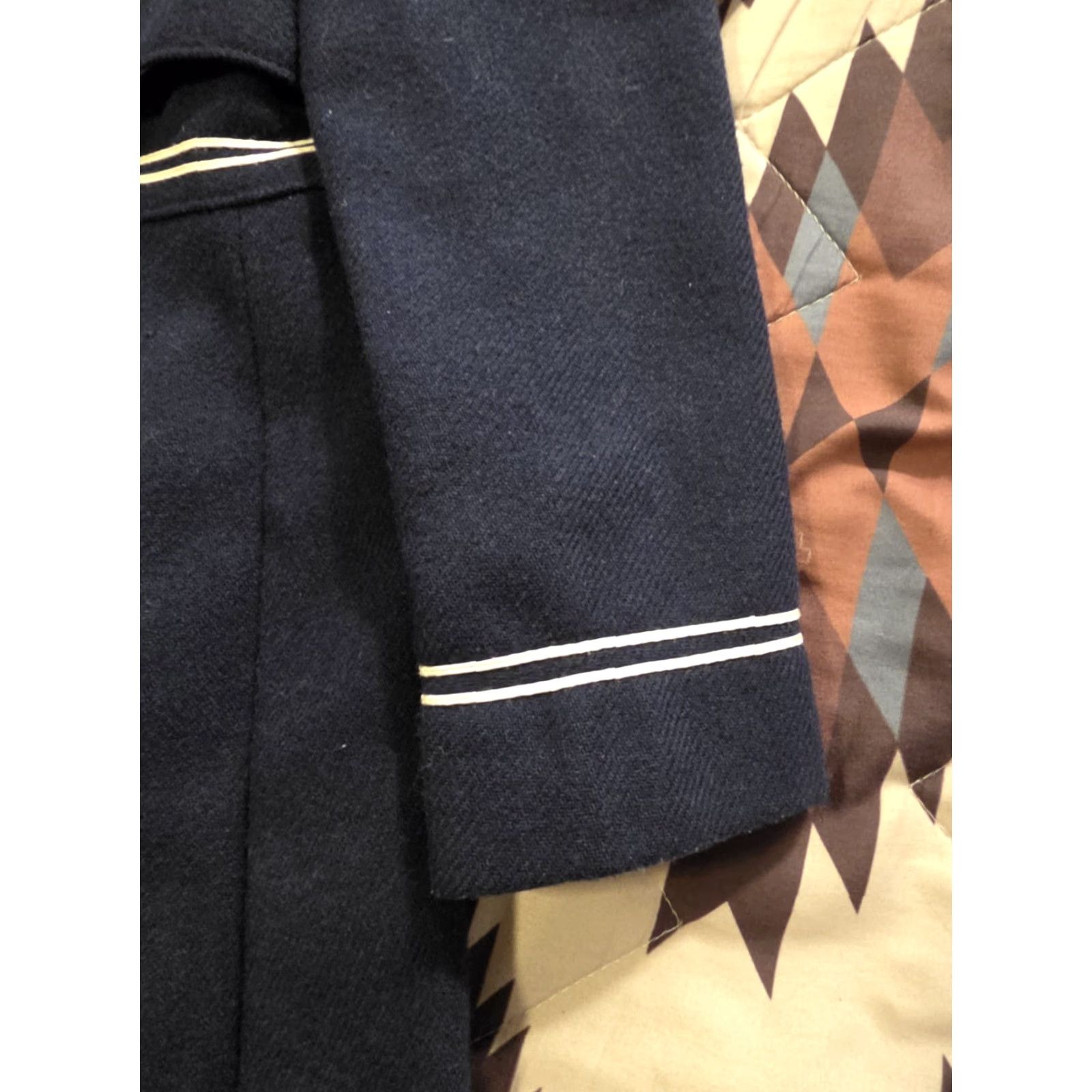Vintage VINTAGE Rothschild Little Girls Wool Naval Coat Blue USA Union Made Size 6 EUC Size US S / EU 44-46 / 1 - 5 Thumbnail